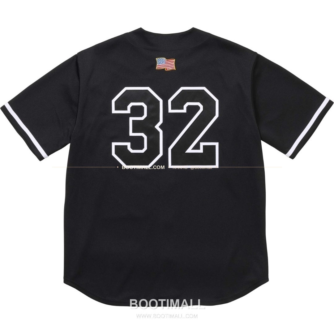슈프림 2025FW 소드 패치 로고 레귤러핏 반팔 베이스볼 셔츠 Supreme 2025 FW Swords Patch Logo Regular Fit Short Sleeve Baseball Jersey 2