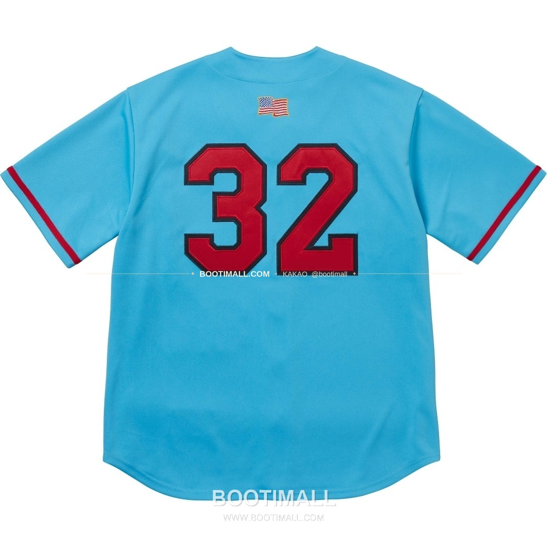 슈프림 2025FW 소드 패치 로고 레귤러핏 반팔 베이스볼 셔츠 Supreme 2025 FW Swords Patch Logo Regular Fit Short Sleeve Baseball Jersey 4