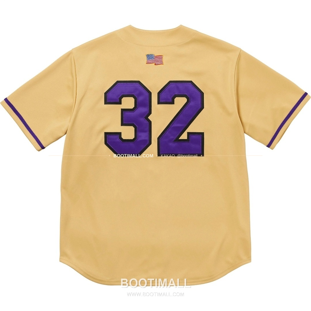 슈프림 2025FW 소드 패치 로고 레귤러핏 반팔 베이스볼 셔츠 Supreme 2025 FW Swords Patch Logo Regular Fit Short Sleeve Baseball Jersey 6