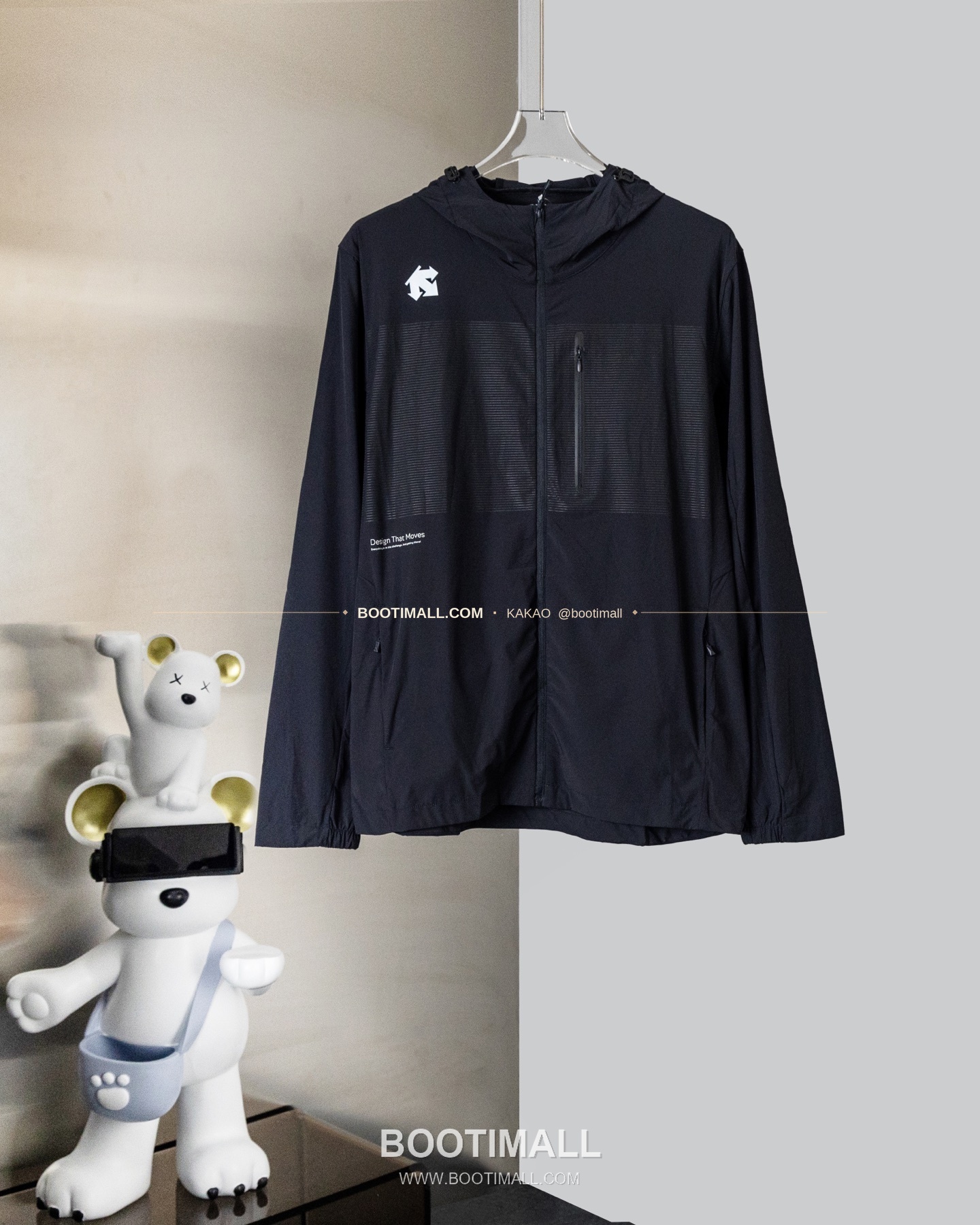 데상트 2026SS 나일론 UV차단 경량 레귤러핏 후드 재킷 Descente 2026 SS Nylon UV Protection Lightweight Regular Fit Hood Jacket 1