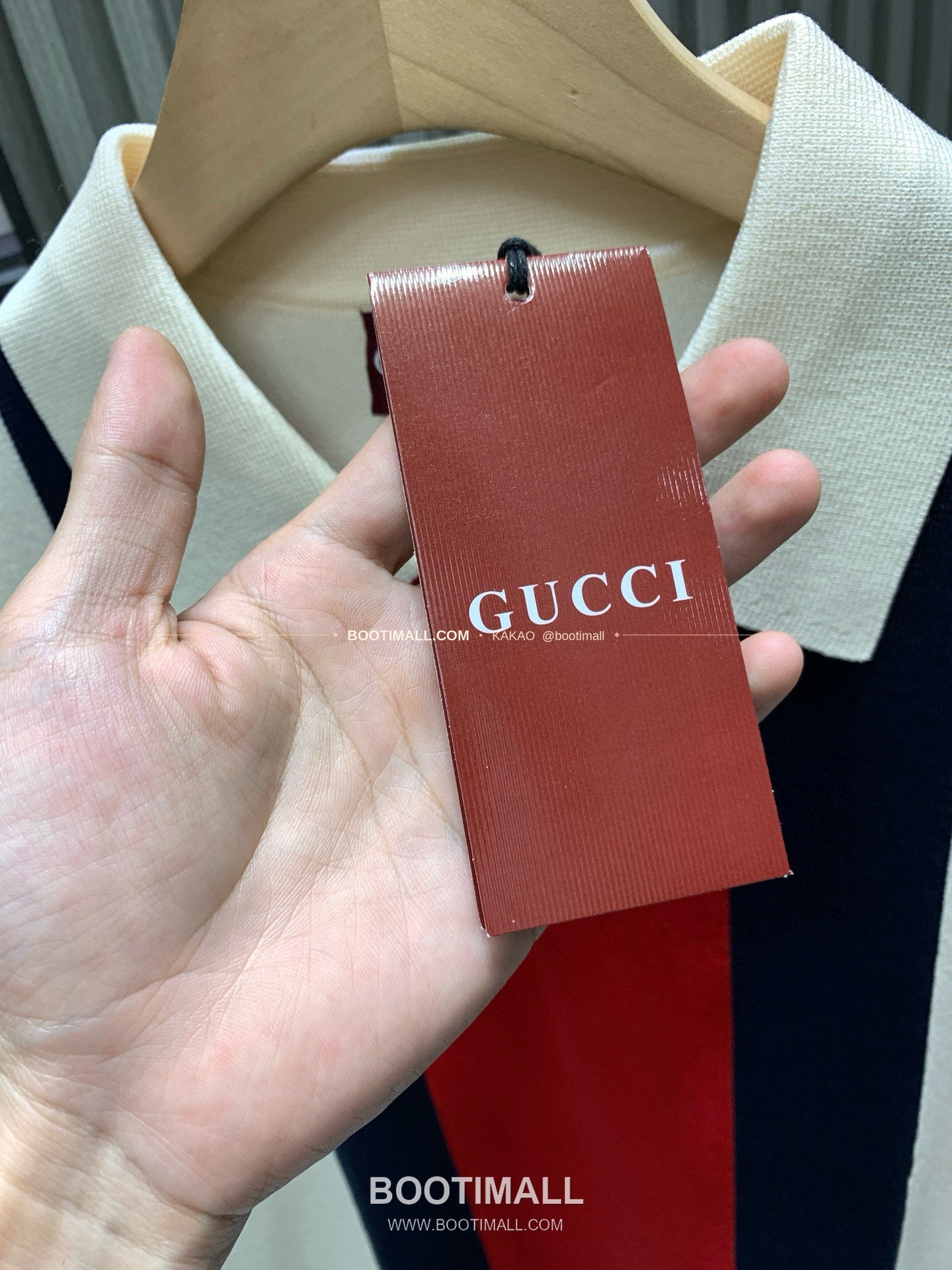 구찌 2025SS 실켓코튼 니트 카라 레귤러핏 반팔 폴로 셔츠 Gucci 2025 SS Mercerized Cotton Knit Collar Regular Fit Short Sleeve Polo Shirt 5