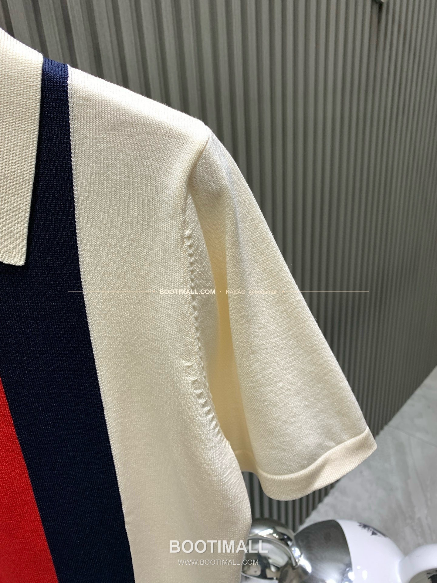 구찌 2025SS 실켓코튼 니트 카라 레귤러핏 반팔 폴로 셔츠 Gucci 2025 SS Mercerized Cotton Knit Collar Regular Fit Short Sleeve Polo Shirt 7