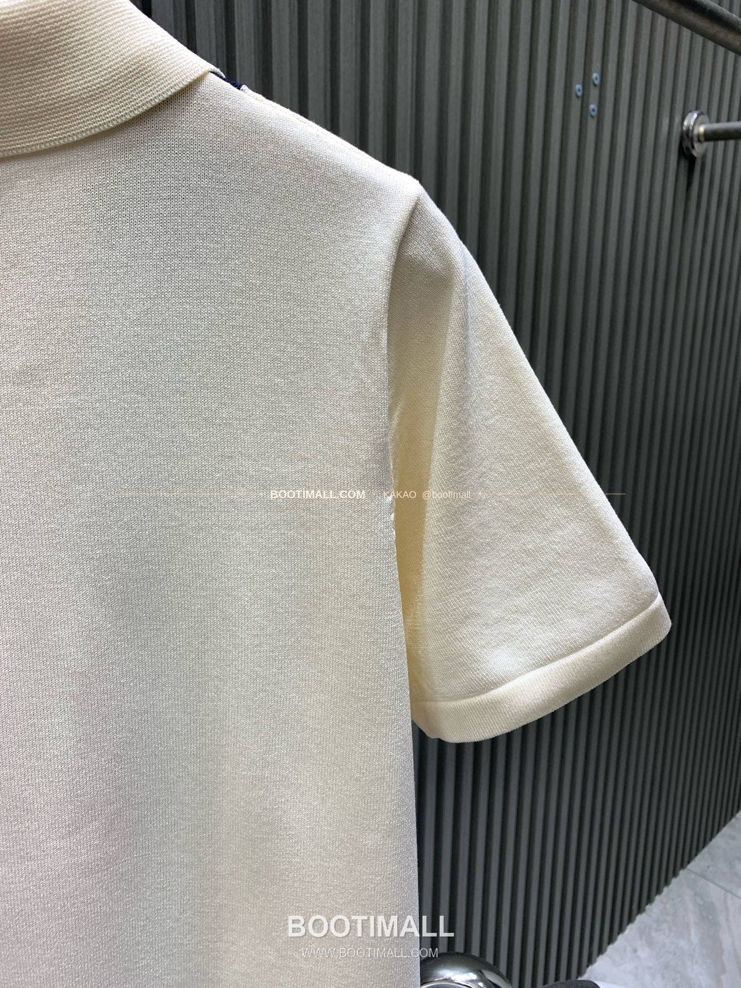 구찌 2025SS 실켓코튼 니트 카라 레귤러핏 반팔 폴로 셔츠 Gucci 2025 SS Mercerized Cotton Knit Collar Regular Fit Short Sleeve Polo Shirt 9