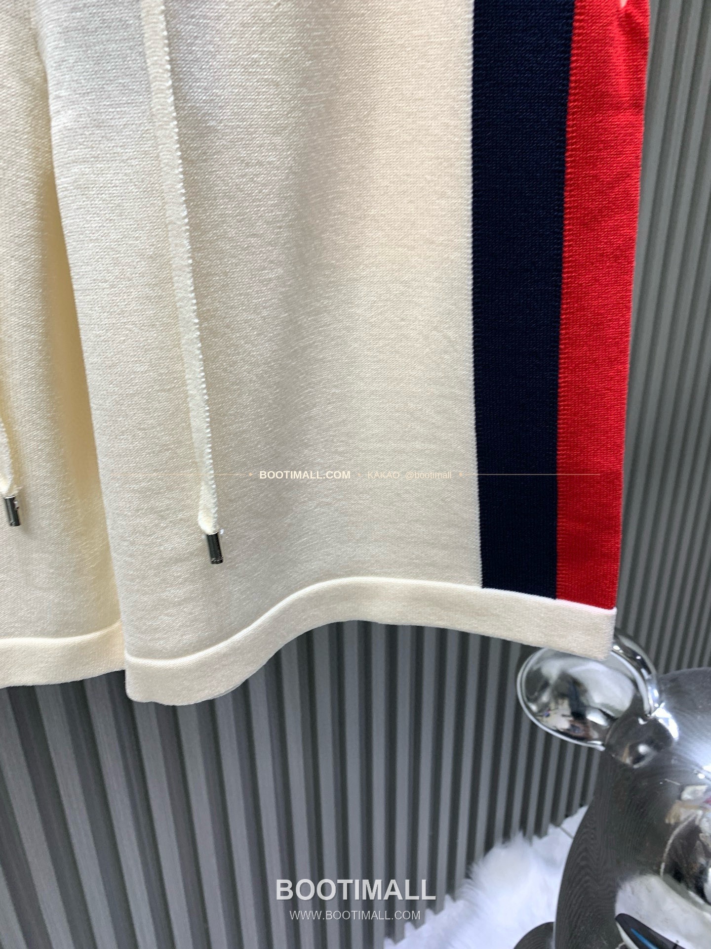 구찌 2025SS 워싱코튼 니트 로고 레귤러핏 썸머 쇼츠 Gucci 2025 SS Washed Cotton Knit Logo Regular Fit Summer Shorts 6