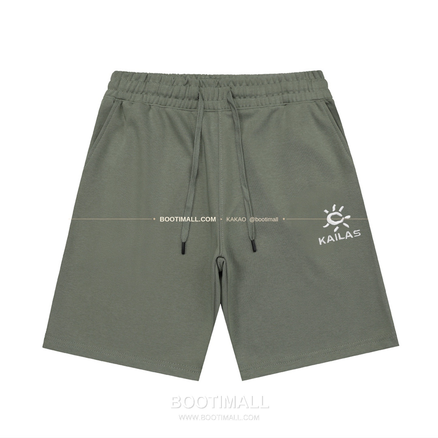 카일라스 2026SS 코튼 블렌드 자수 로고 레귤러핏 썸머 쇼츠 Kailas 2026 SS Cotton Blend Embroidery Logo Regular Fit Summer Shorts 1