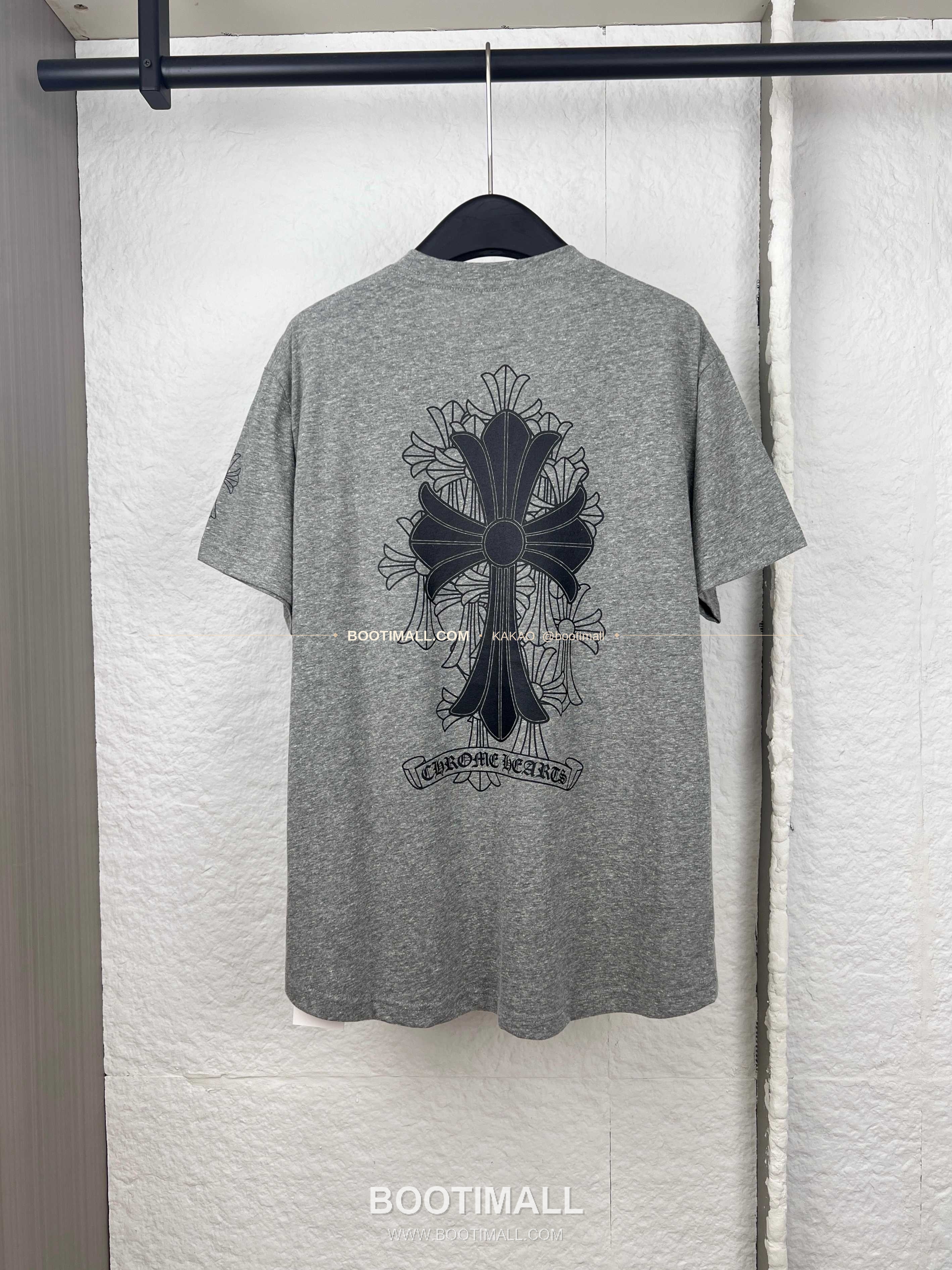 크롬하츠 코튼 크로스 로고 프린트 루즈핏 반팔 티셔츠 Chrome Hearts Cotton Cross Logo Print Loose Fit T-Shirt 5