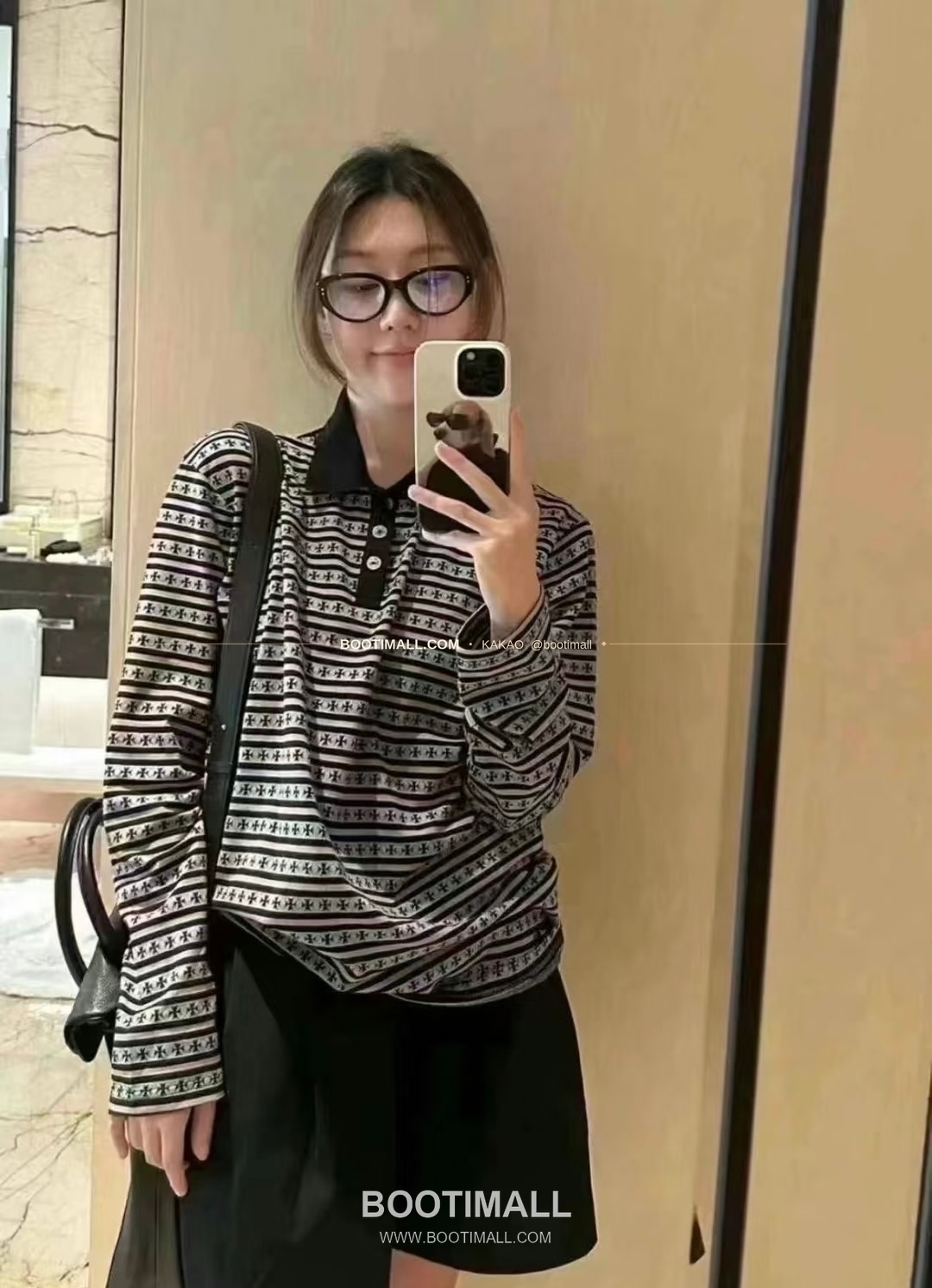 크롬하츠 코튼 립 자수 로고 레귤러핏 롱슬리브 폴로 셔츠 Chrome Hearts Cotton Lip Embroidery Logo Regular Fit Long Sleeve Polo Shirt 10