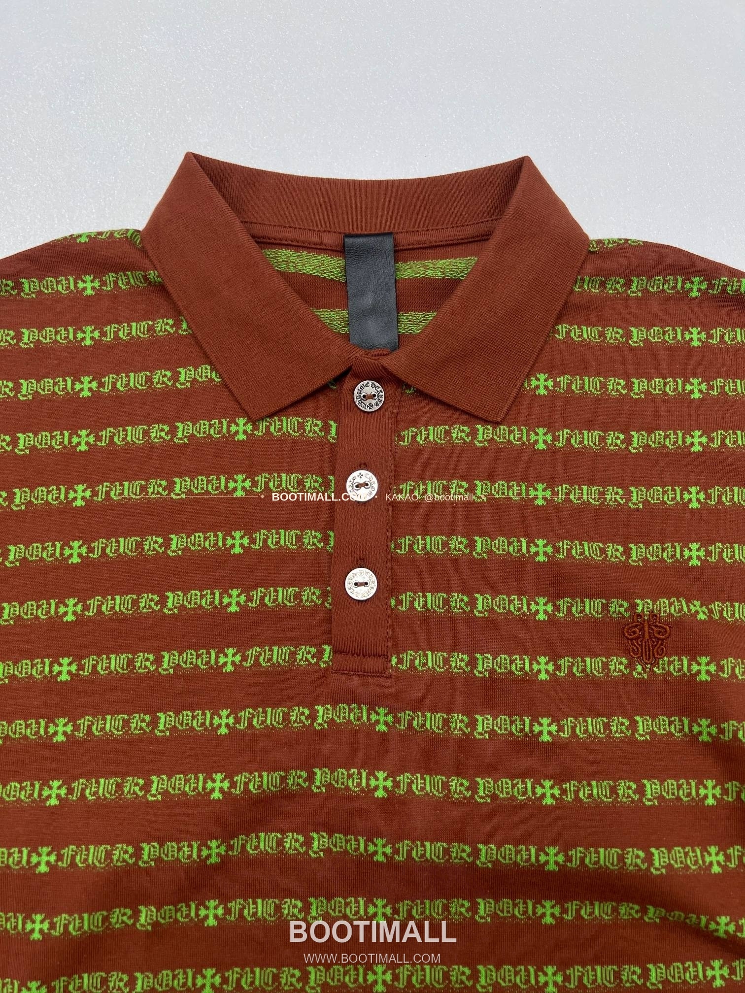 크롬하츠 코튼 립 자수 로고 레귤러핏 롱슬리브 폴로 셔츠 Chrome Hearts Cotton Lip Embroidery Logo Regular Fit Long Sleeve Polo Shirt 11