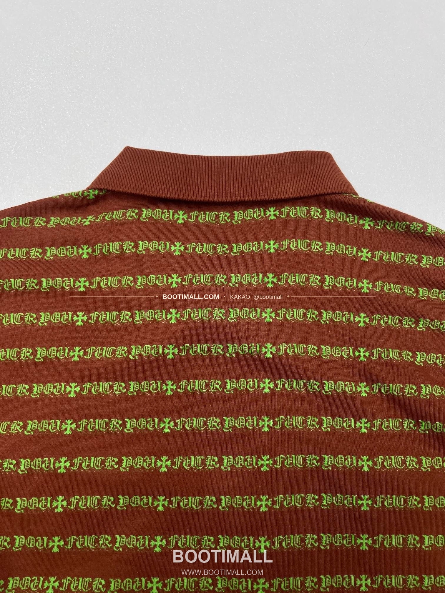 크롬하츠 코튼 립 자수 로고 레귤러핏 롱슬리브 폴로 셔츠 Chrome Hearts Cotton Lip Embroidery Logo Regular Fit Long Sleeve Polo Shirt 15