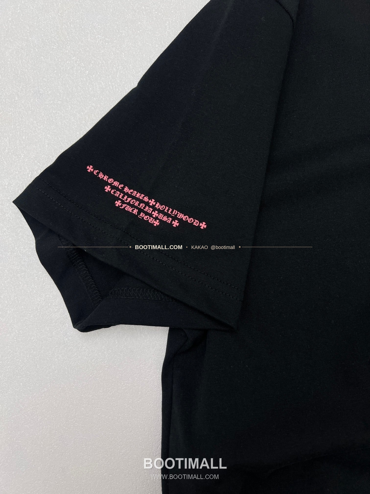 크롬하츠 코튼 스크립트 로고 프린트 루즈핏 반팔 티셔츠 Chrome Hearts Cotton Script Logo Print Loose Fit T-Shirt 5