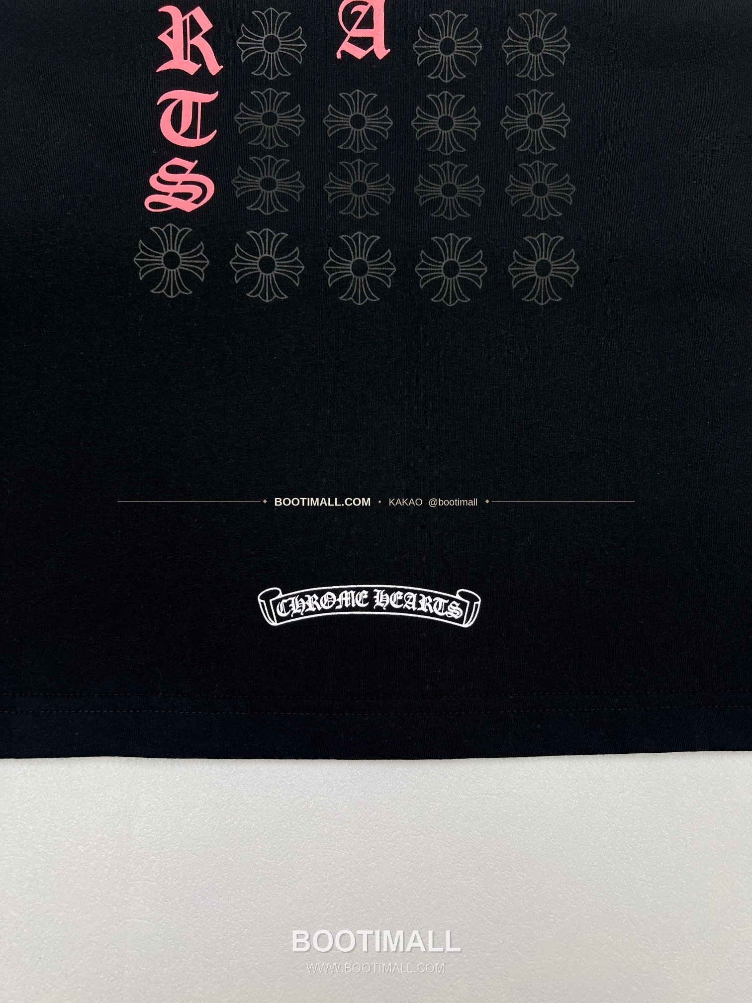 크롬하츠 코튼 스크립트 로고 프린트 루즈핏 반팔 티셔츠 Chrome Hearts Cotton Script Logo Print Loose Fit T-Shirt 7