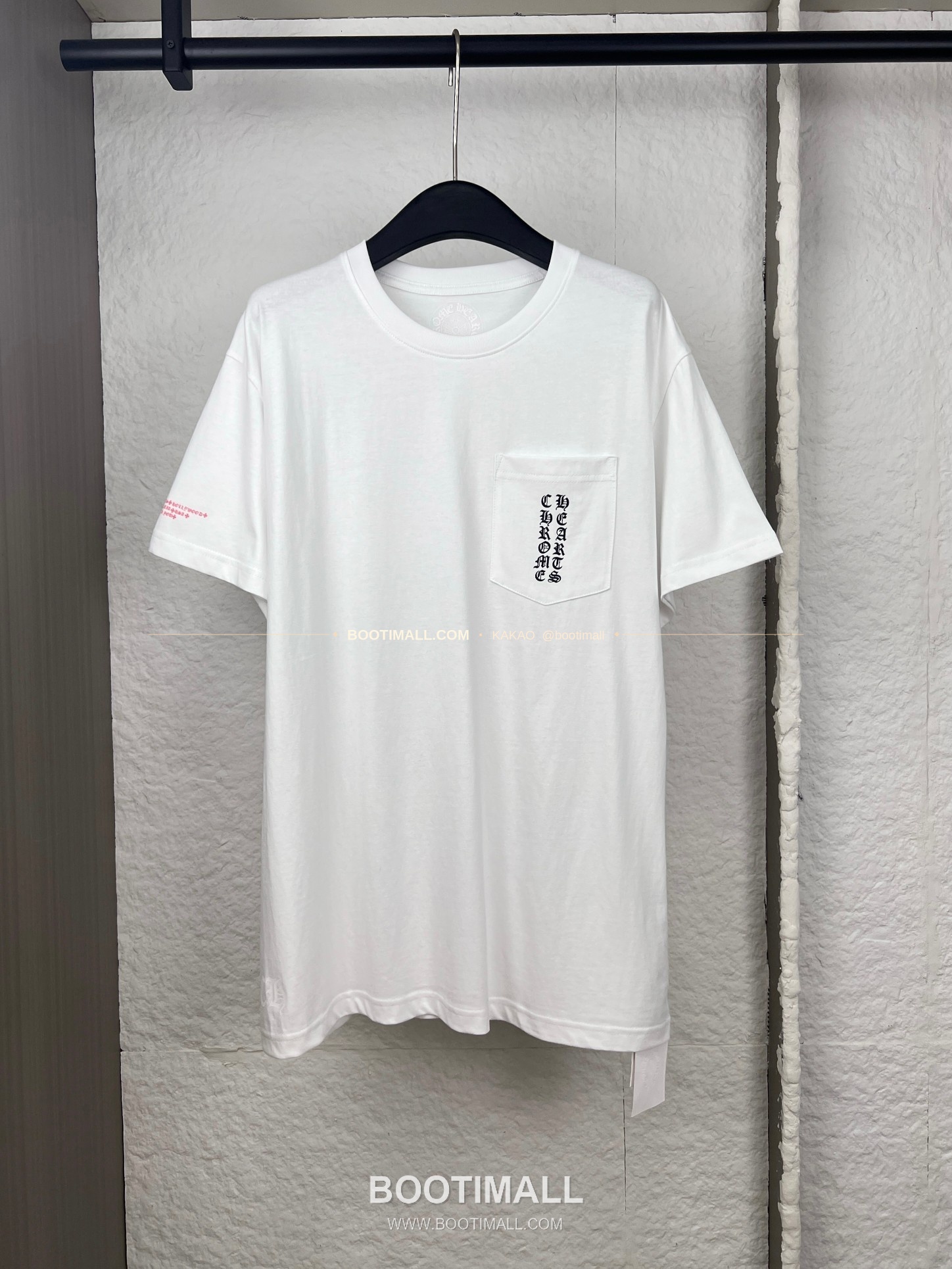 크롬하츠 코튼 스크립트 로고 프린트 루즈핏 반팔 티셔츠 Chrome Hearts Cotton Script Logo Print Loose Fit T-Shirt 5