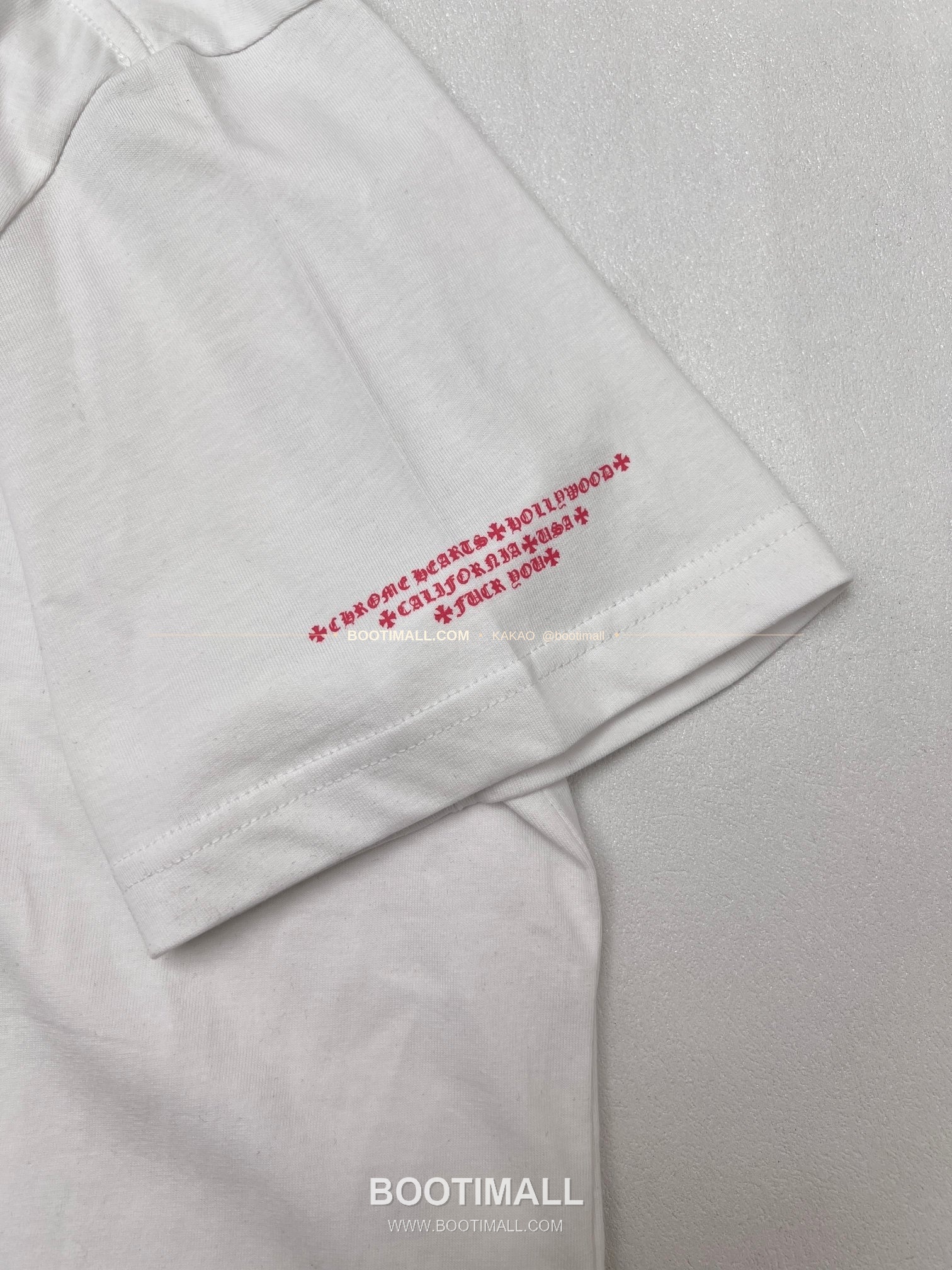 크롬하츠 코튼 스크립트 로고 프린트 루즈핏 반팔 티셔츠 Chrome Hearts Cotton Script Logo Print Loose Fit T-Shirt 10