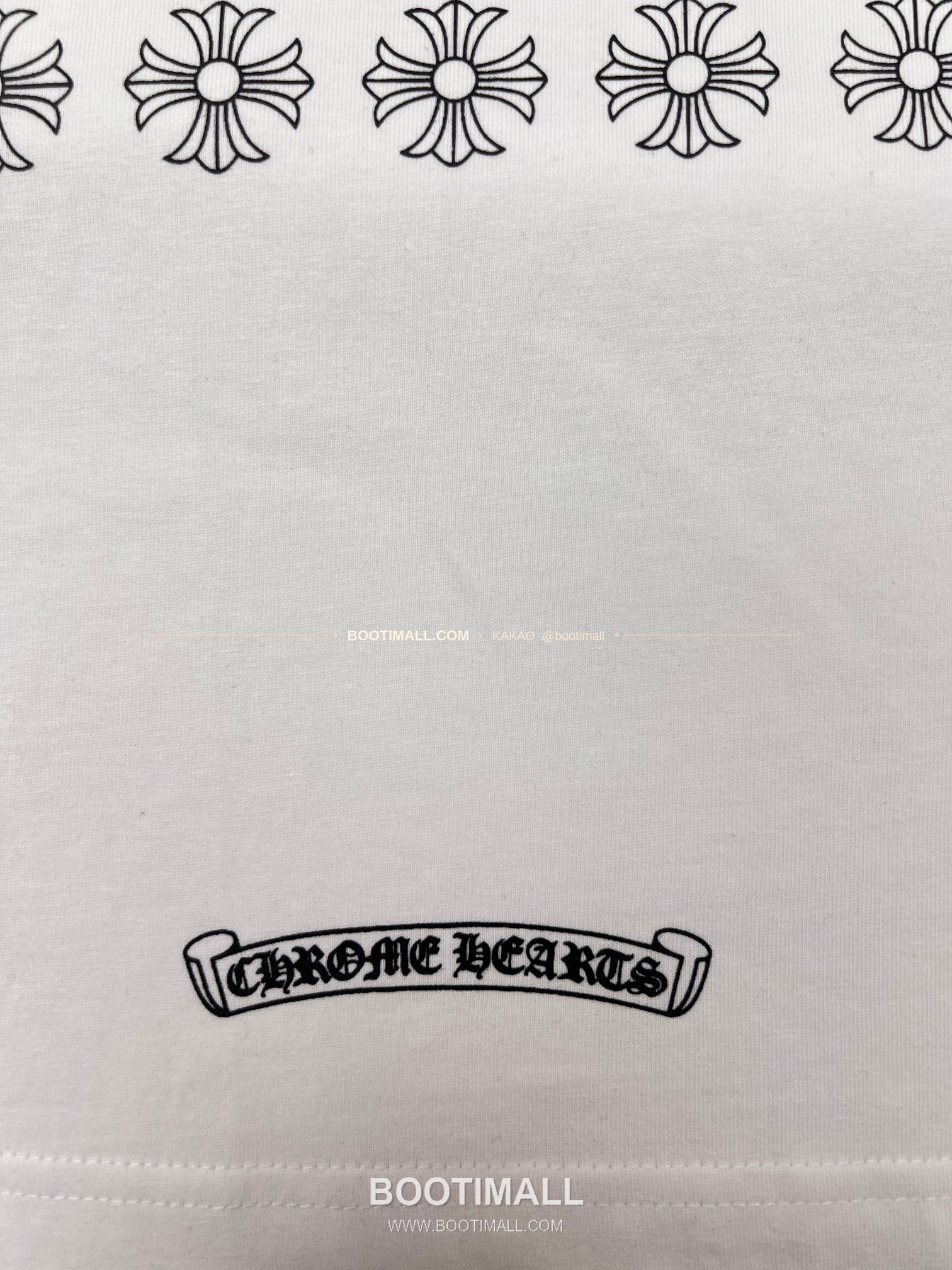 크롬하츠 코튼 스크립트 로고 프린트 루즈핏 반팔 티셔츠 Chrome Hearts Cotton Script Logo Print Loose Fit T-Shirt 12