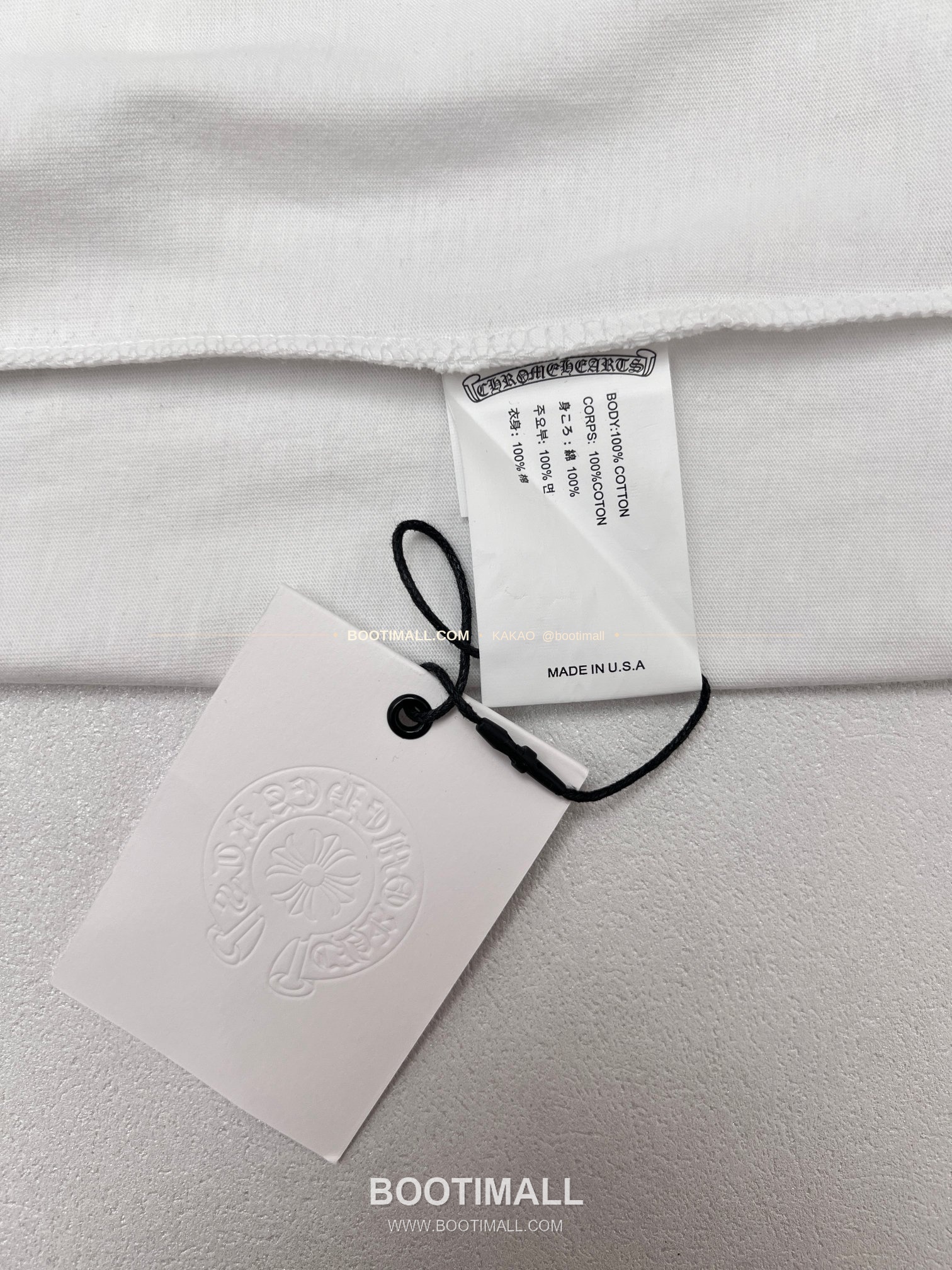 크롬하츠 코튼 스크립트 로고 프린트 루즈핏 반팔 티셔츠 Chrome Hearts Cotton Script Logo Print Loose Fit T-Shirt 13