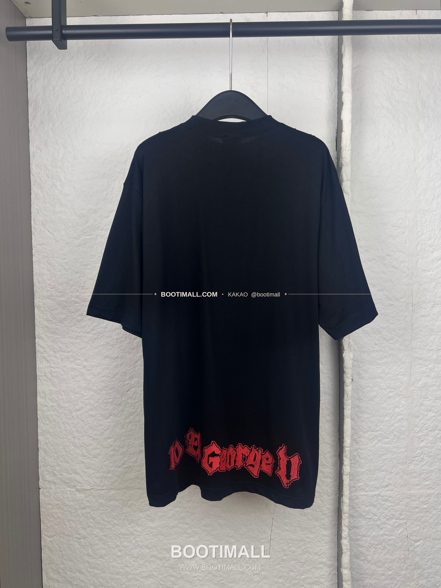 발렌시아가 그래피티 로고 프린트 루즈핏 반팔 티셔츠 Balenciaga Graffiti Logo Print Loose Fit T-Shirt 13