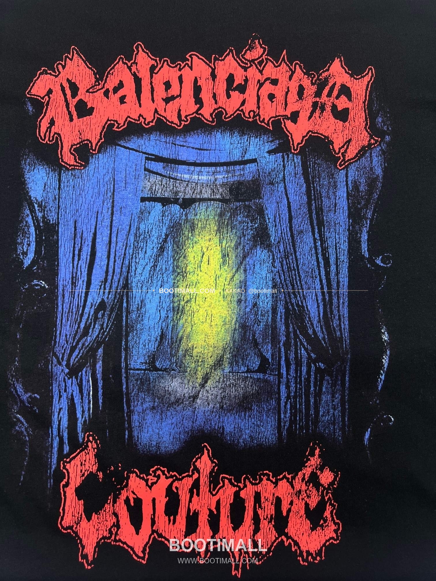 발렌시아가 그래피티 로고 프린트 루즈핏 반팔 티셔츠 Balenciaga Graffiti Logo Print Loose Fit T-Shirt 15