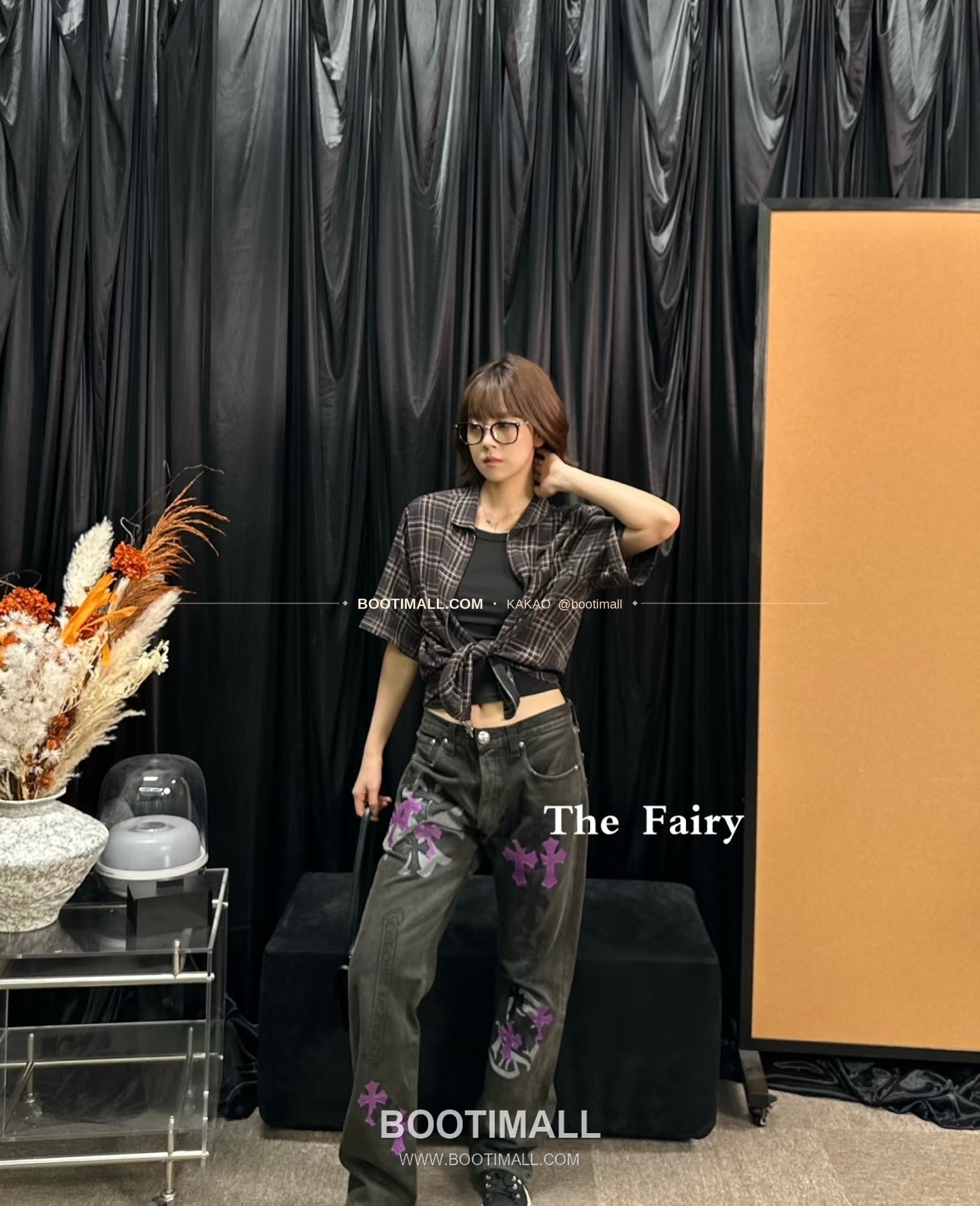 크롬하츠 코튼 격자패턴 검자수 레귤러핏 반팔 셔츠 Chrome Hearts Cotton Check Pattern Sword Embroidery Regular Fit Short Sleeve Shirt 8