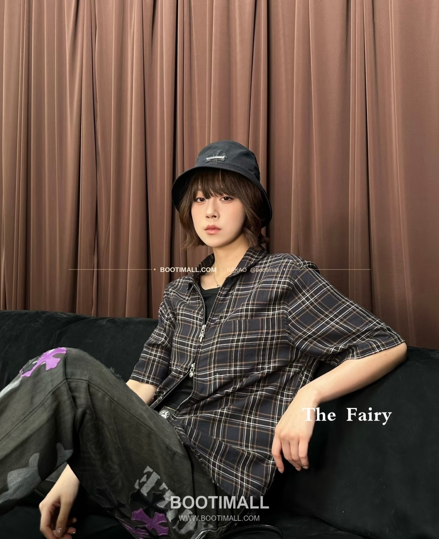 크롬하츠 코튼 격자패턴 검자수 레귤러핏 반팔 셔츠 Chrome Hearts Cotton Check Pattern Sword Embroidery Regular Fit Short Sleeve Shirt 10