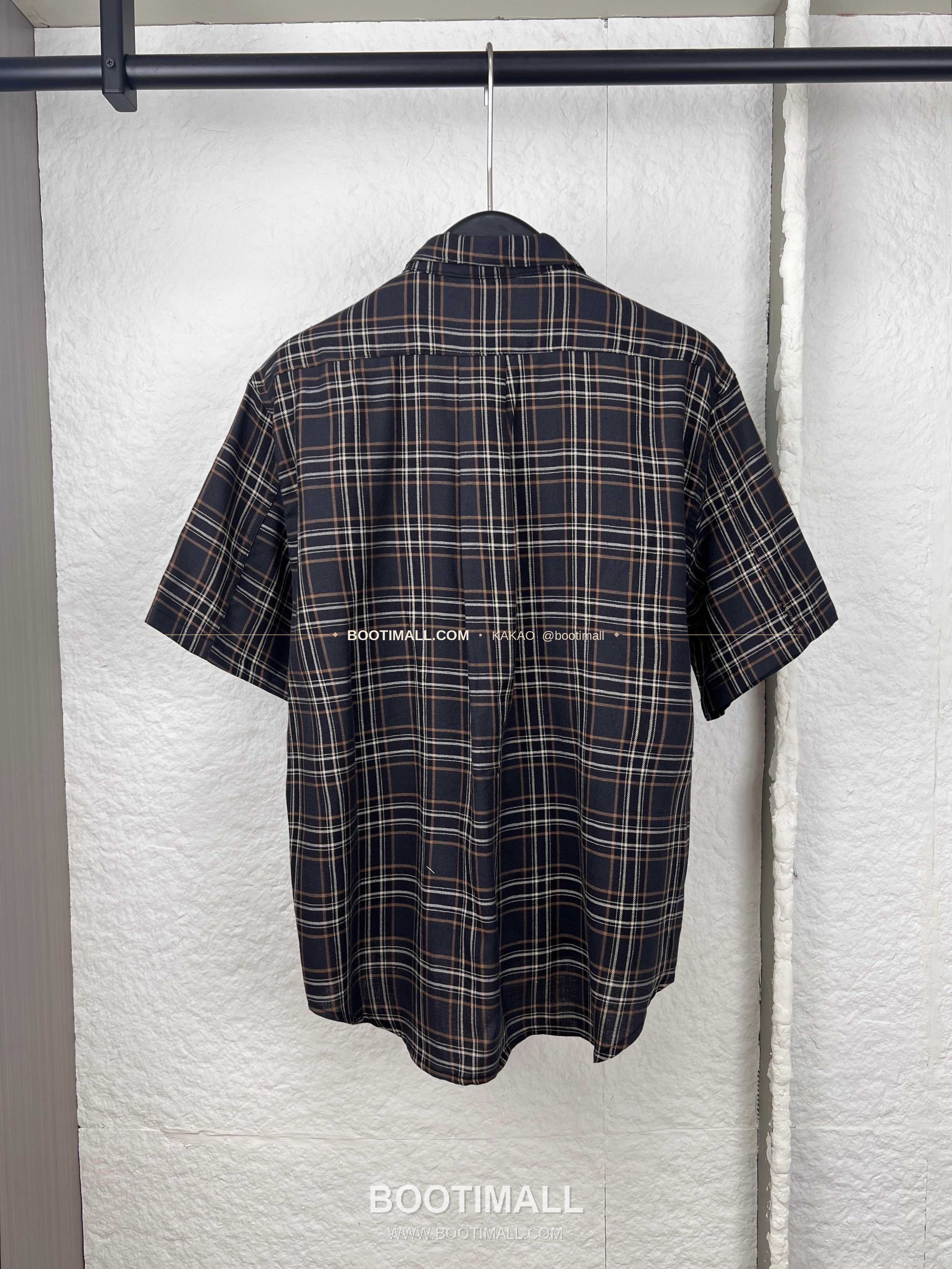 크롬하츠 코튼 격자패턴 검자수 레귤러핏 반팔 셔츠 Chrome Hearts Cotton Check Pattern Sword Embroidery Regular Fit Short Sleeve Shirt 12