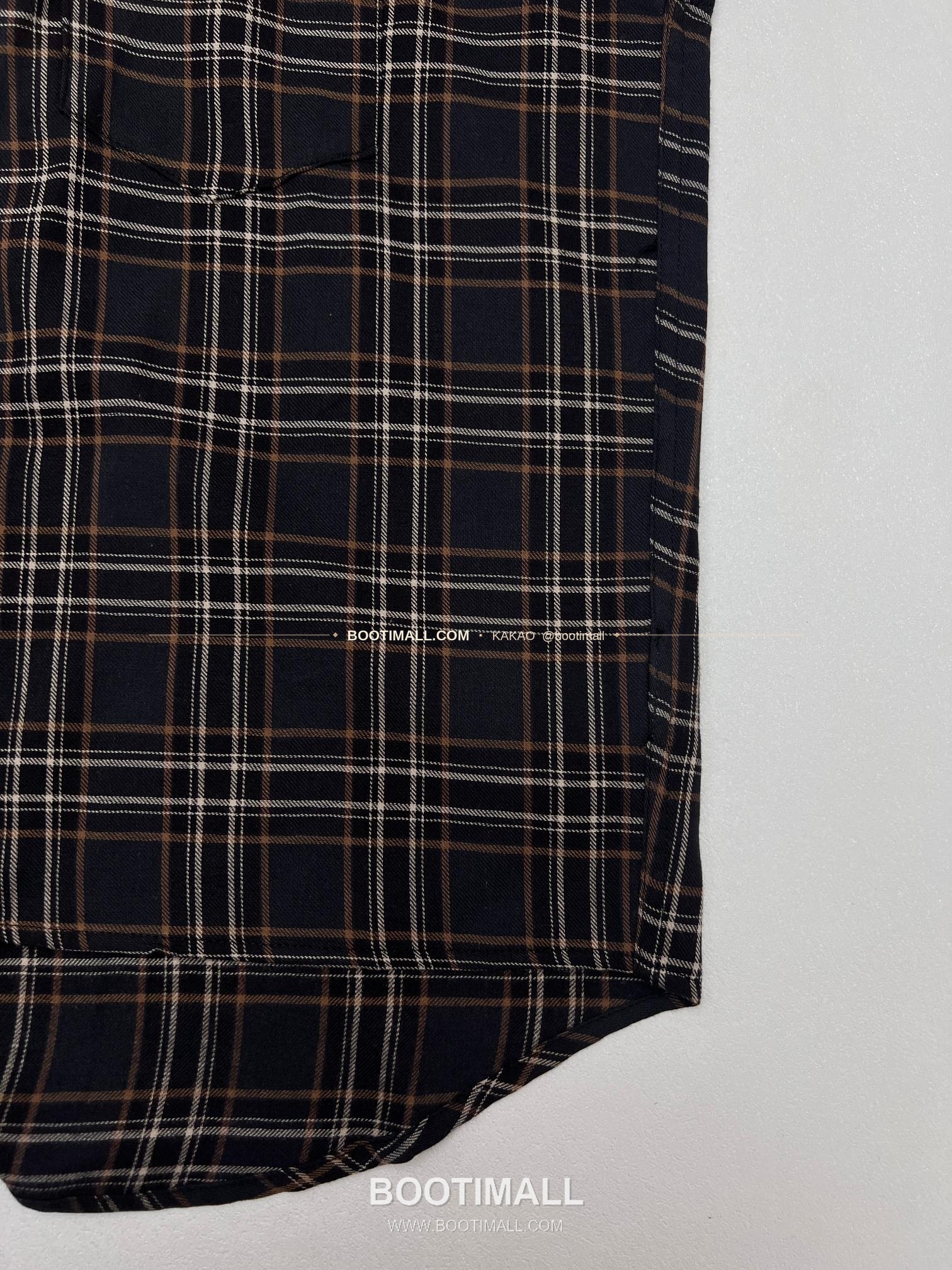 크롬하츠 코튼 격자패턴 검자수 레귤러핏 반팔 셔츠 Chrome Hearts Cotton Check Pattern Sword Embroidery Regular Fit Short Sleeve Shirt 15