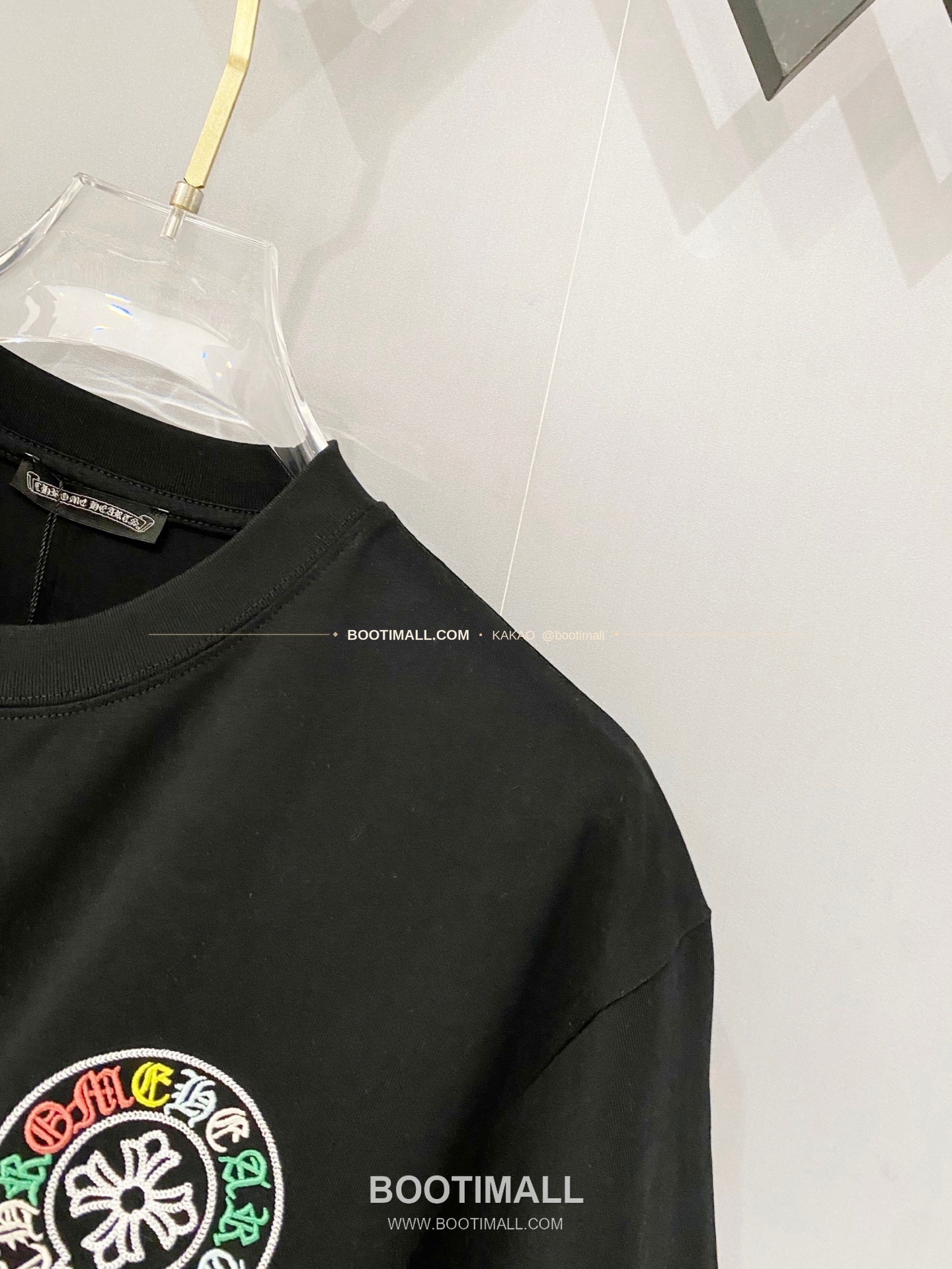 크롬하츠 2026SS 헤비코튼 로고자수 루즈핏 반팔 티셔츠 Chrome Hearts 2026 SS Heavy Cotton Logo Embroidery Loose Fit Short Sleeve T-Shirt 6