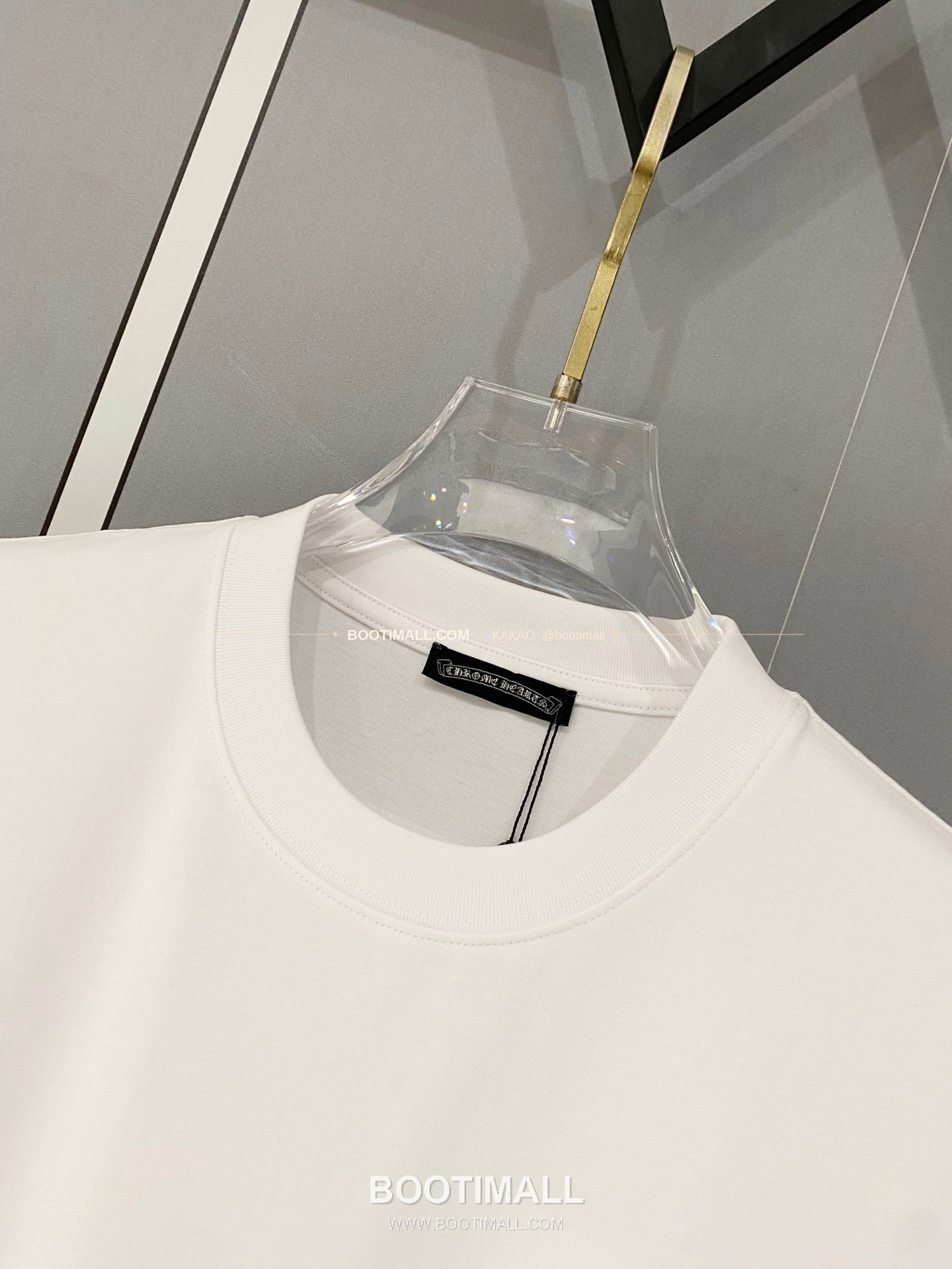 크롬하츠 2026SS 헤비코튼 크로스로고자수 루즈핏 반팔 티셔츠 Chrome Hearts 2026 SS Heavy Cotton Cross Logo Embroidery Loose Fit Short Sleeve T-Shirt 7