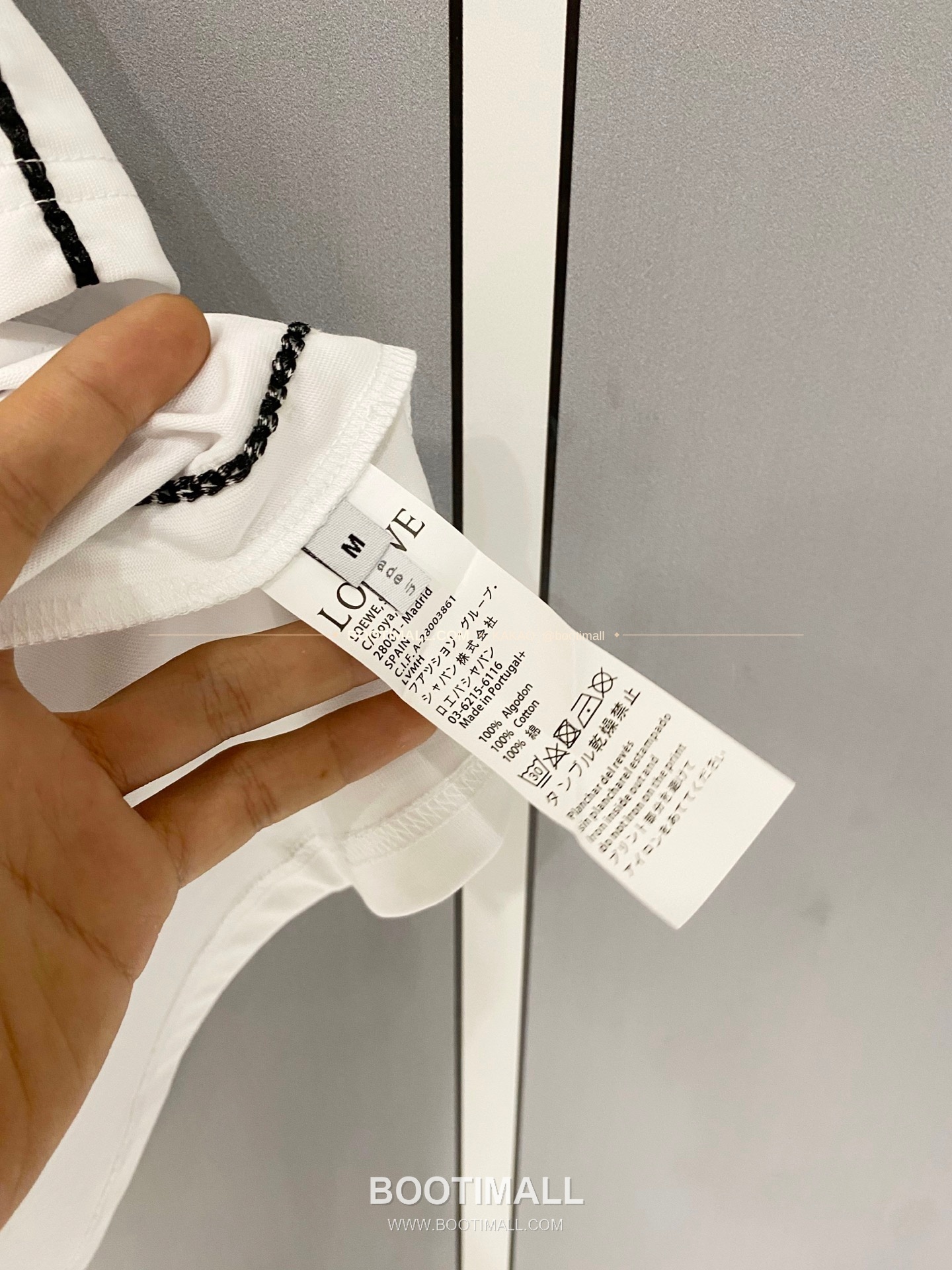 로에베 2025SS 헤비코튼 베어포켓자수 루즈핏 반팔 티셔츠 Loewe 2025 SS Heavy Cotton Bear Pocket Embroidery Loose Fit Short Sleeve T-Shirt 9