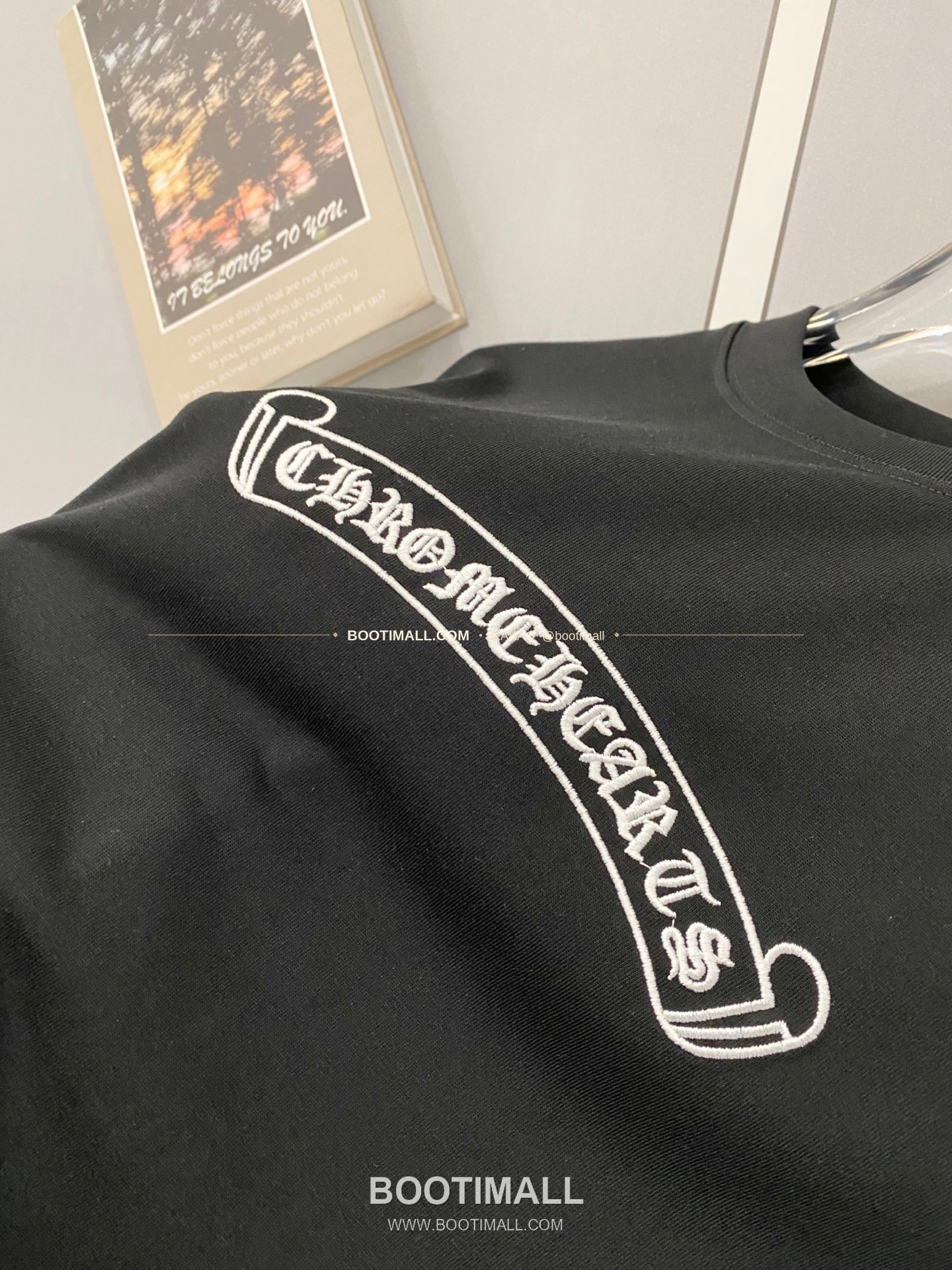 크롬하츠 2026SS 헤비코튼 크로스패치자수 루즈핏 반팔 티셔츠 Chrome Hearts 2026 SS Heavy Cotton Cross Patch Embroidery Loose Fit Short Sleeve T-Shirt 9