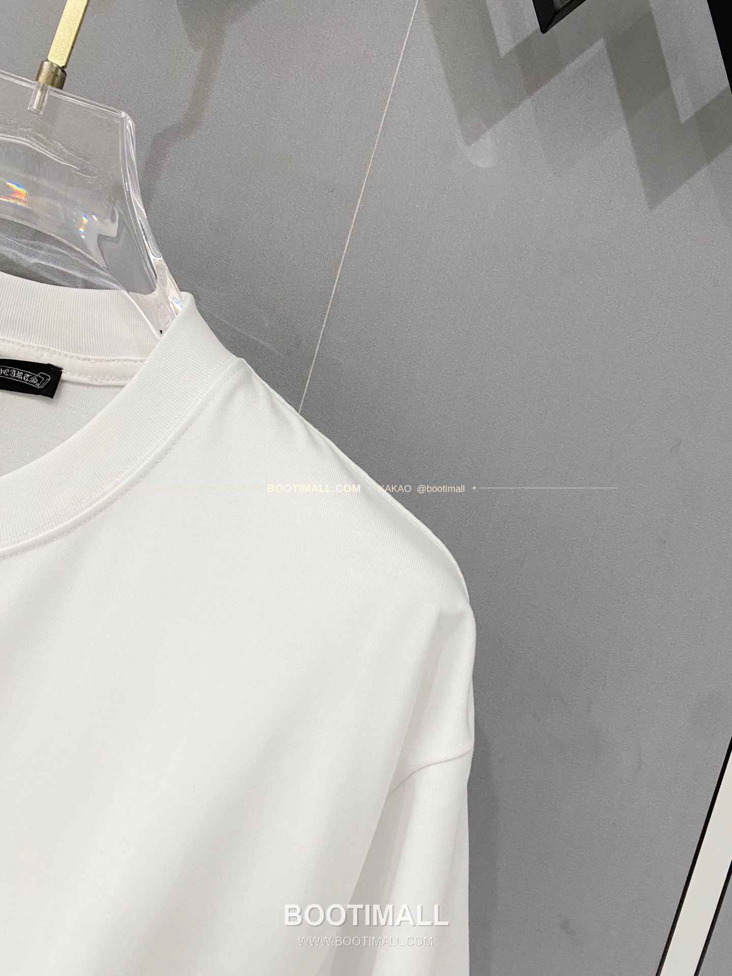 크롬하츠 2026SS 헤비코튼 크로스패치자수 루즈핏 반팔 티셔츠 Chrome Hearts 2026 SS Heavy Cotton Cross Patch Embroidery Loose Fit Short Sleeve T-Shirt 6