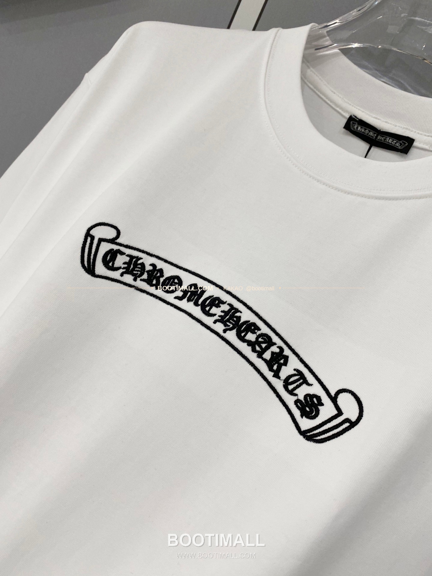 크롬하츠 2026SS 헤비코튼 크로스패치자수 루즈핏 반팔 티셔츠 Chrome Hearts 2026 SS Heavy Cotton Cross Patch Embroidery Loose Fit Short Sleeve T-Shirt 7