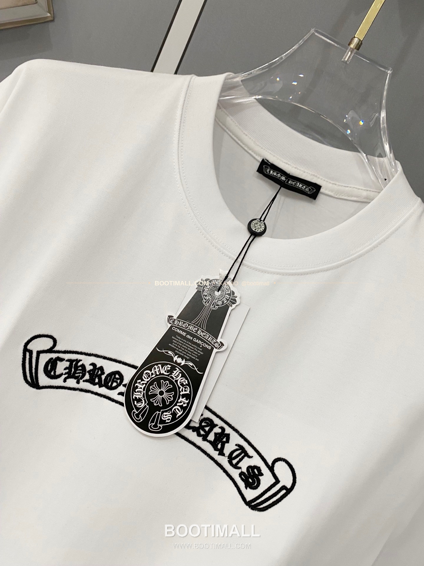 크롬하츠 2026SS 헤비코튼 크로스패치자수 루즈핏 반팔 티셔츠 Chrome Hearts 2026 SS Heavy Cotton Cross Patch Embroidery Loose Fit Short Sleeve T-Shirt 8