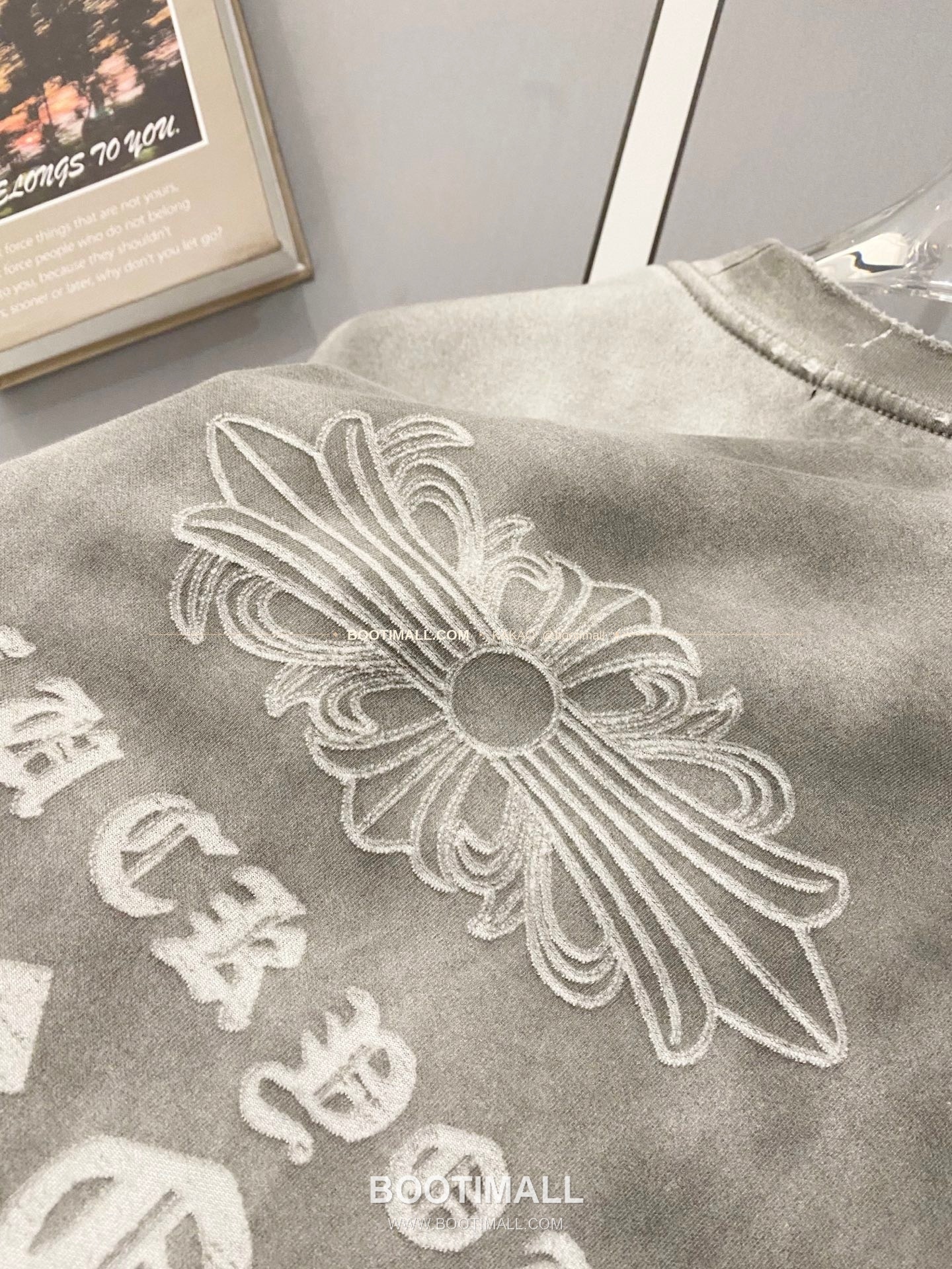 크롬하츠 2026SS 헤비코튼 크로스패치자수 루즈핏 반팔 티셔츠 Chrome Hearts 2026 SS Heavy Cotton Cross Patch Embroidery Loose Fit Short Sleeve T-Shirt 5