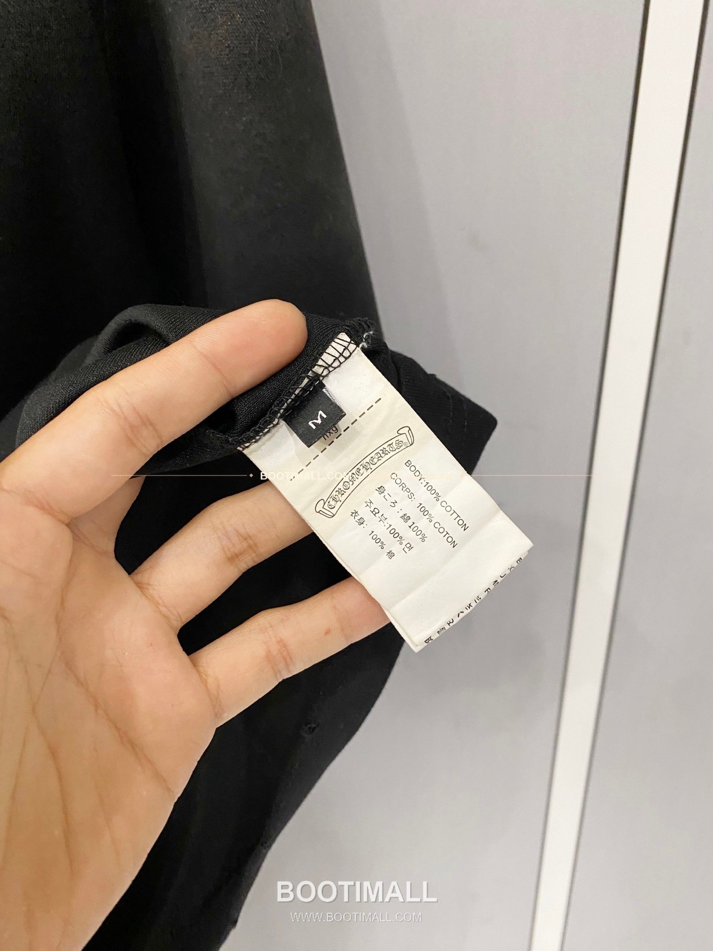 크롬하츠 2026SS 헤비코튼 크로스패치자수 디스트레스 루즈핏 반팔 티셔츠 Chrome Hearts 2026 SS Heavy Cotton Cross Patch Embroidery Distressed Loose Fit Short Sleeve T-Shirt 8