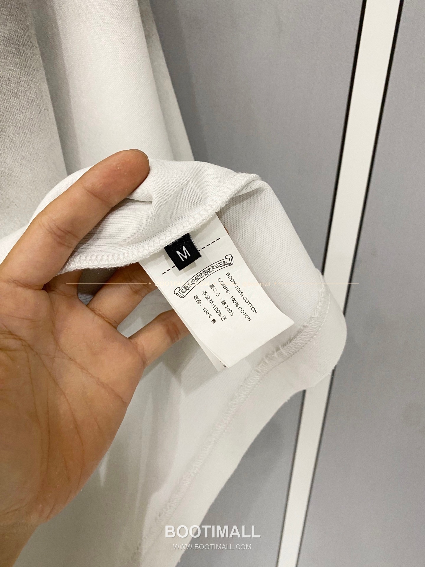 크롬하츠 2026SS 헤비코튼 크로스패치자수 워시드 루즈핏 반팔 티셔츠 Chrome Hearts 2026 SS Heavy Cotton Cross Patch Embroidery Washed Loose Fit Short Sleeve T-Shirt 8