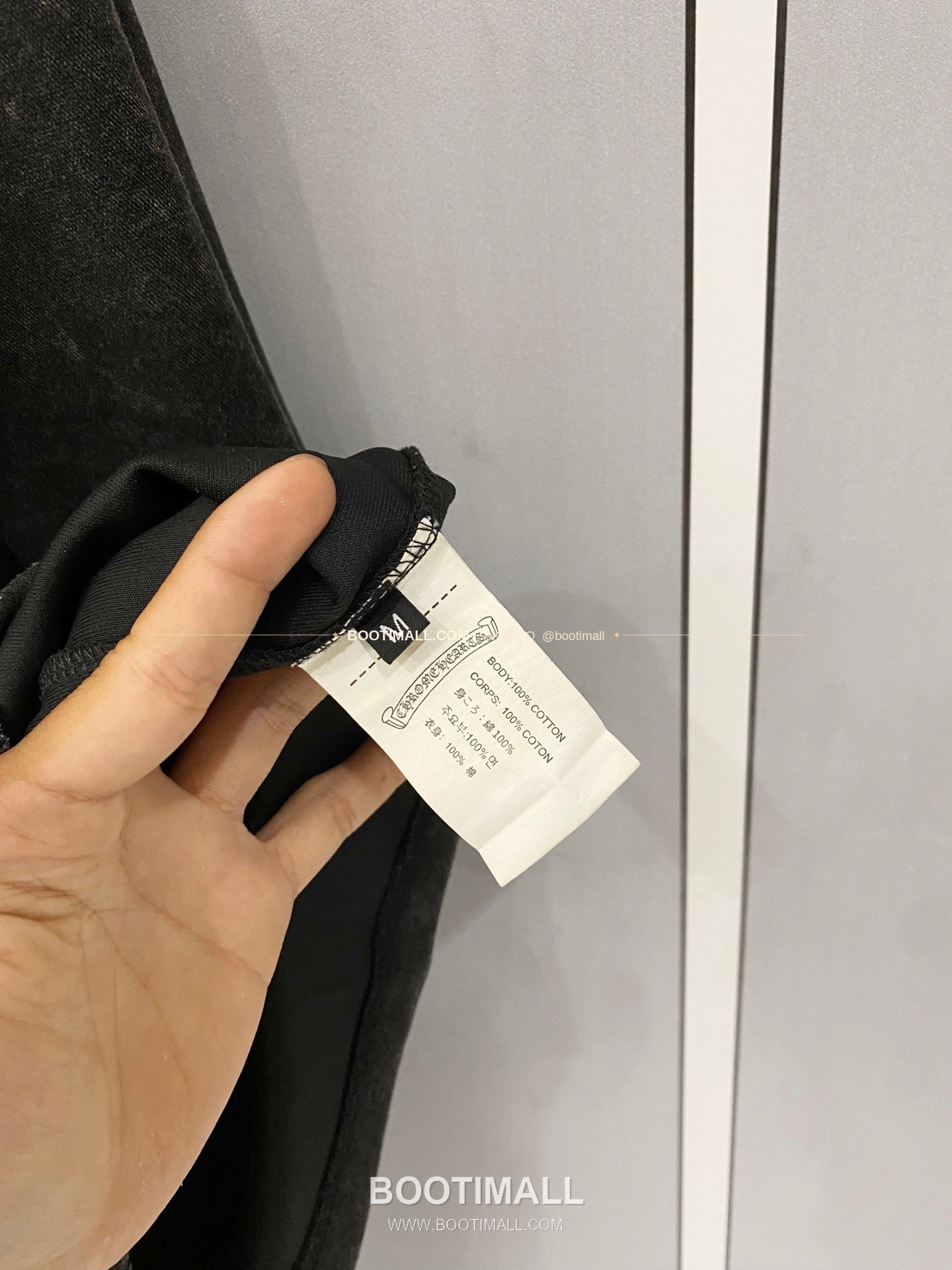 크롬하츠 2026SS 헤비코튼 크로스패치자수 워싱 루즈핏 반팔 티셔츠 Chrome Hearts 2026 SS Heavy Cotton Cross Patch Embroidery Washed Loose Fit Short Sleeve T-Shirt 6