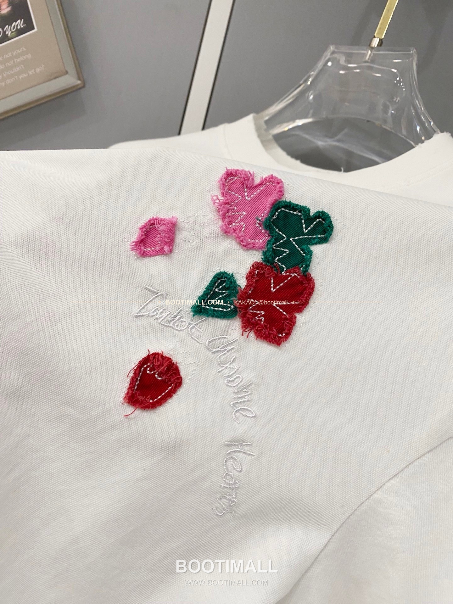 크롬하츠 2026SS 헤비코튼 크로스패치자수 워시드 루즈핏 반팔 티셔츠 Chrome Hearts 2026 SS Heavy Cotton Cross Patch Embroidery Washed Loose Fit Short Sleeve T-Shirt 6