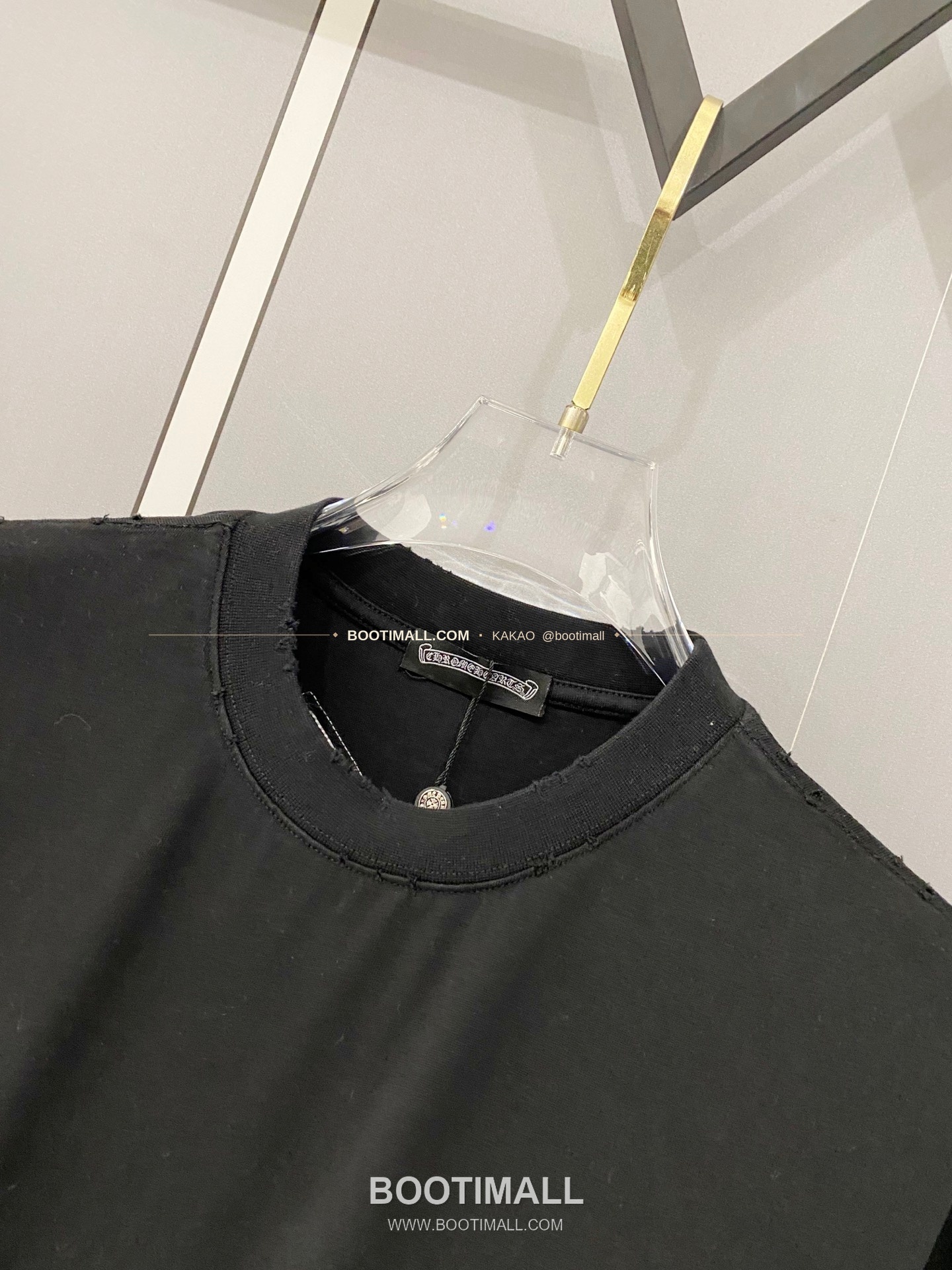 크롬하츠 2026SS 헤비코튼 크로스패치자수 워시드 루즈핏 반팔 티셔츠 Chrome Hearts 2026 SS Heavy Cotton Cross Patch Embroidery Washed Loose Fit Short Sleeve T-Shirt 6