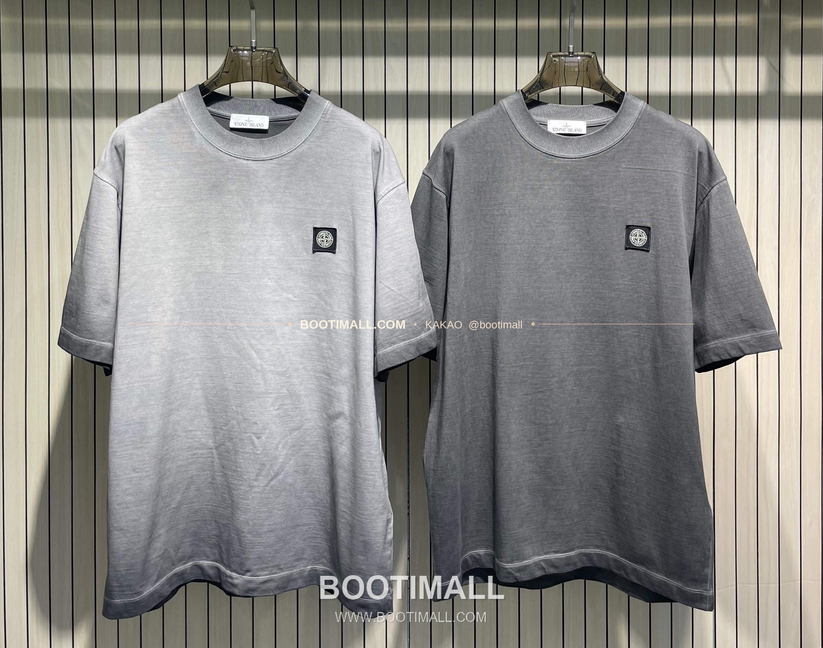 스톤아일랜드 2026SS 헤비코튼 와펜로고 워시드 루즈핏 반팔 티셔츠 Stone Island 2026 SS Heavy Cotton Patch Logo Washed Loose Fit Short Sleeve T-Shirt 1