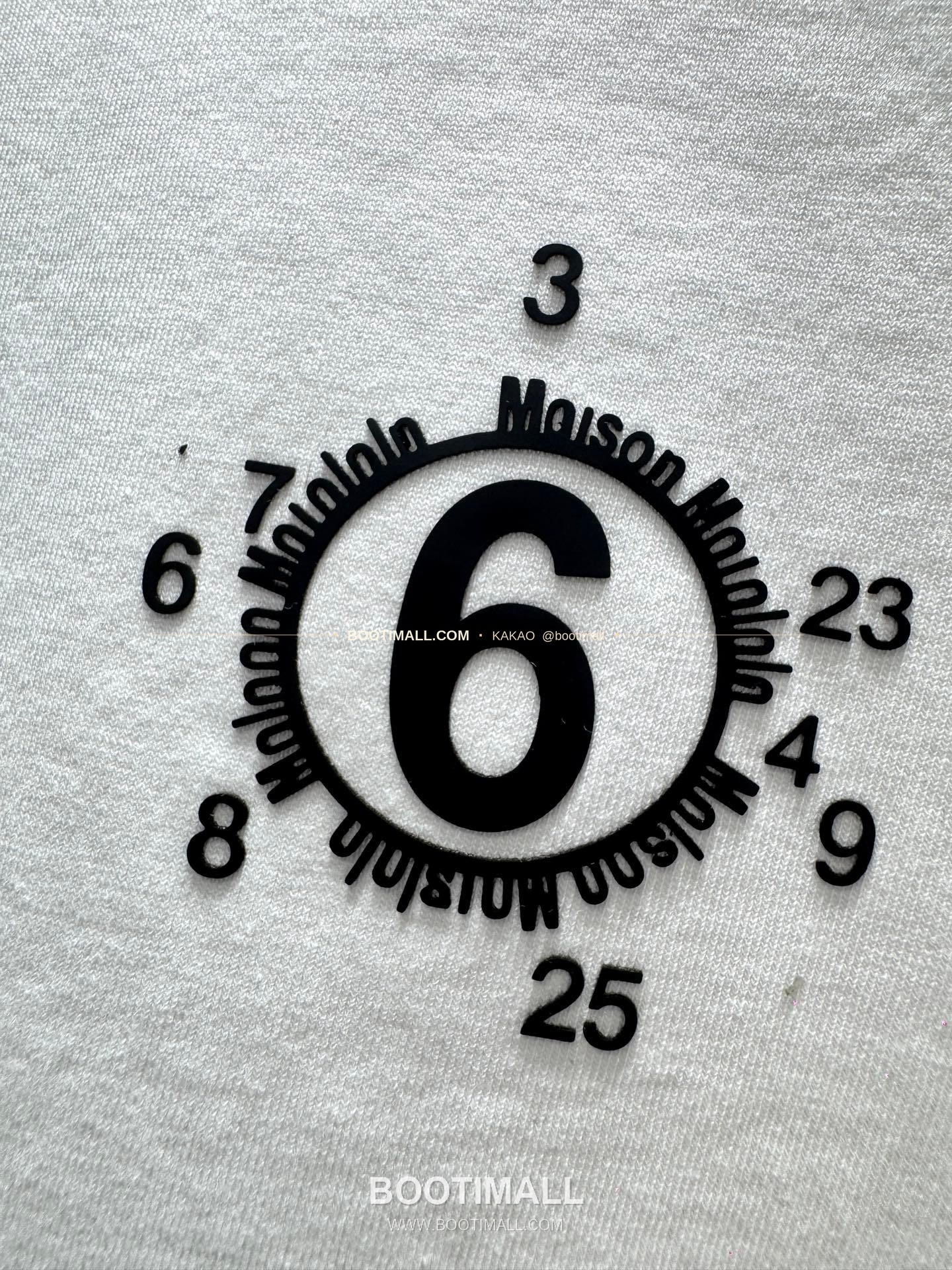 메종마르지엘라 2026SS 소로나 넘버프린트 레귤러핏 반팔 티셔츠 Maison Margiela 2026 SS Sorona Number Print Regular Fit Short Sleeve T-Shirt XYN36 4