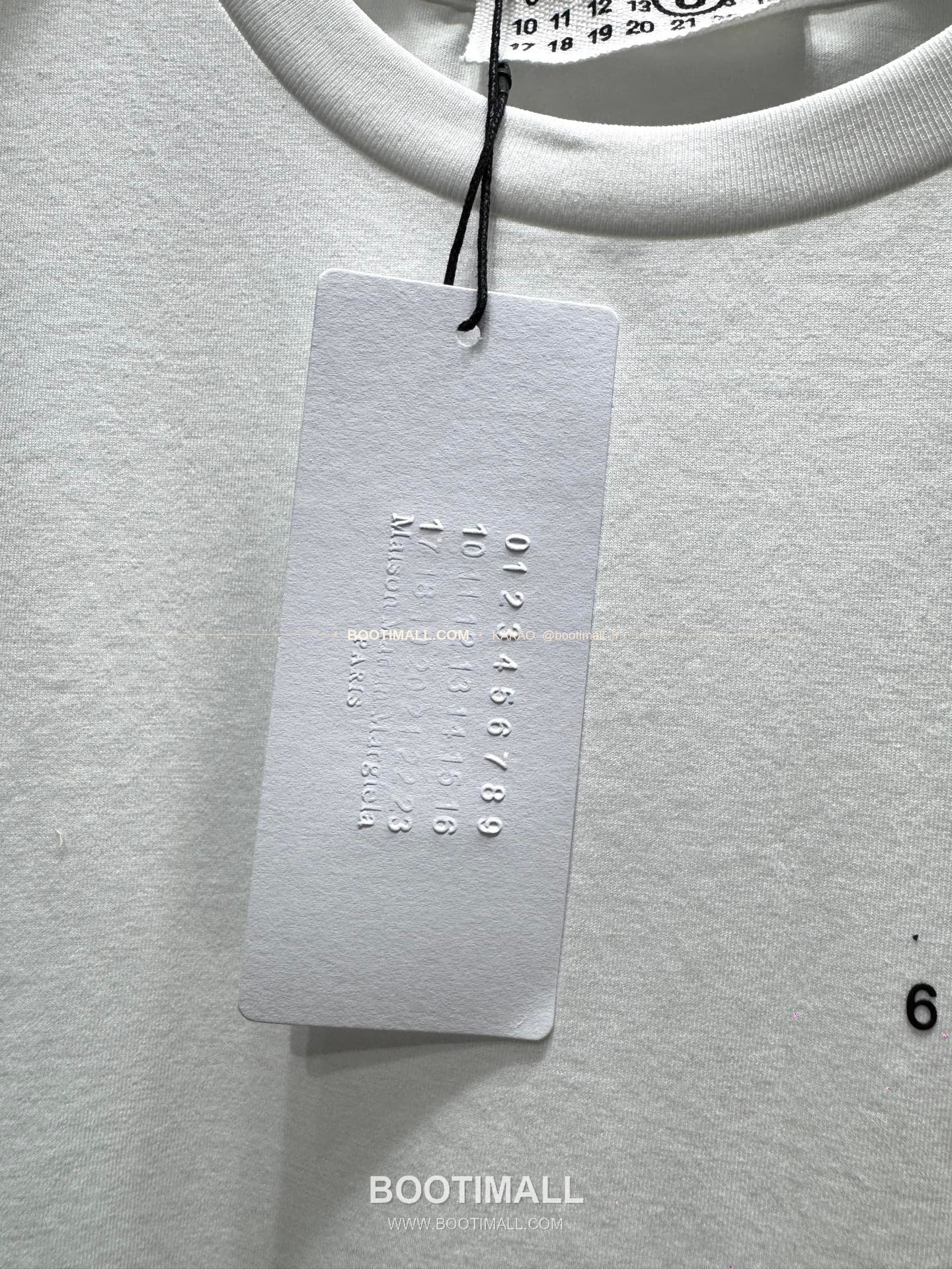 메종마르지엘라 2026SS 소로나 넘버프린트 레귤러핏 반팔 티셔츠 Maison Margiela 2026 SS Sorona Number Print Regular Fit Short Sleeve T-Shirt XYN36 7