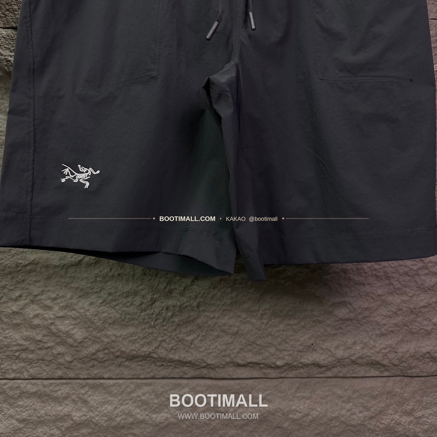 아크테릭스 2026SS 폴리에스터 기능성 로고자수 루즈핏 쇼츠 Arc'teryx 2026 SS Polyester Functional Logo Embroidery Loose Fit Shorts 6