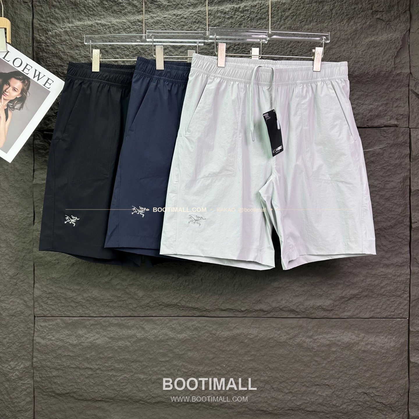 아크테릭스 2026SS 폴리에스터 기능성 로고자수 루즈핏 쇼츠 Arc'teryx 2026 SS Polyester Functional Logo Embroidery Loose Fit Shorts 9