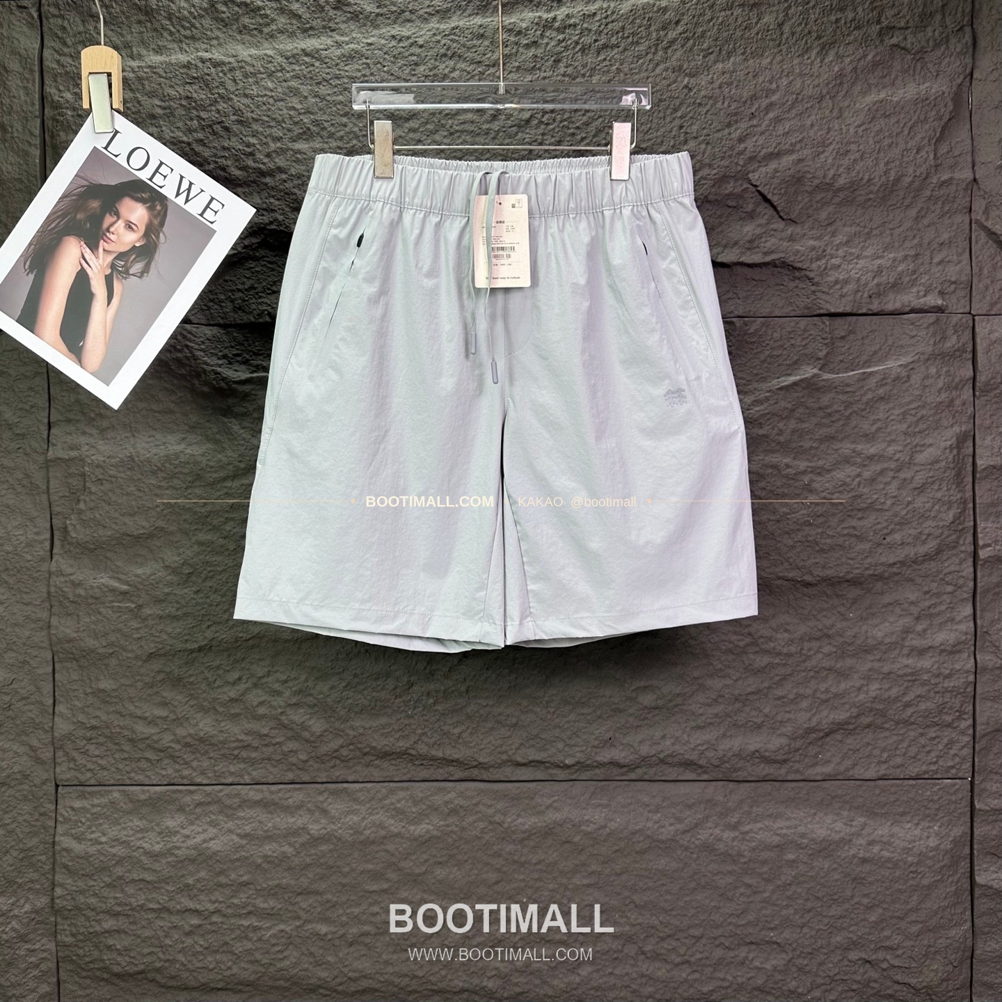 코오롱 2026SS 폴리에스터 기능성 트리로고 멀티포켓 루즈핏 집업 쇼츠 Kolon Sport 2026 SS Polyester Functional Tree Logo Multi Pocket Loose Fit Zip Shorts 1