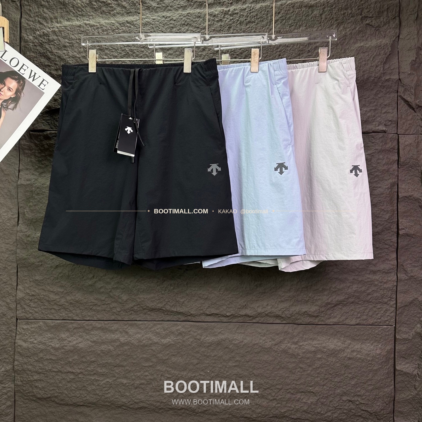 데상트 2026SS 폴리에스터 기능성 로고패치 멀티포켓 루즈핏 집업 쇼츠 Descente 2026 SS Polyester Functional Logo Patch Multi Pocket Loose Fit Zip Shorts 9