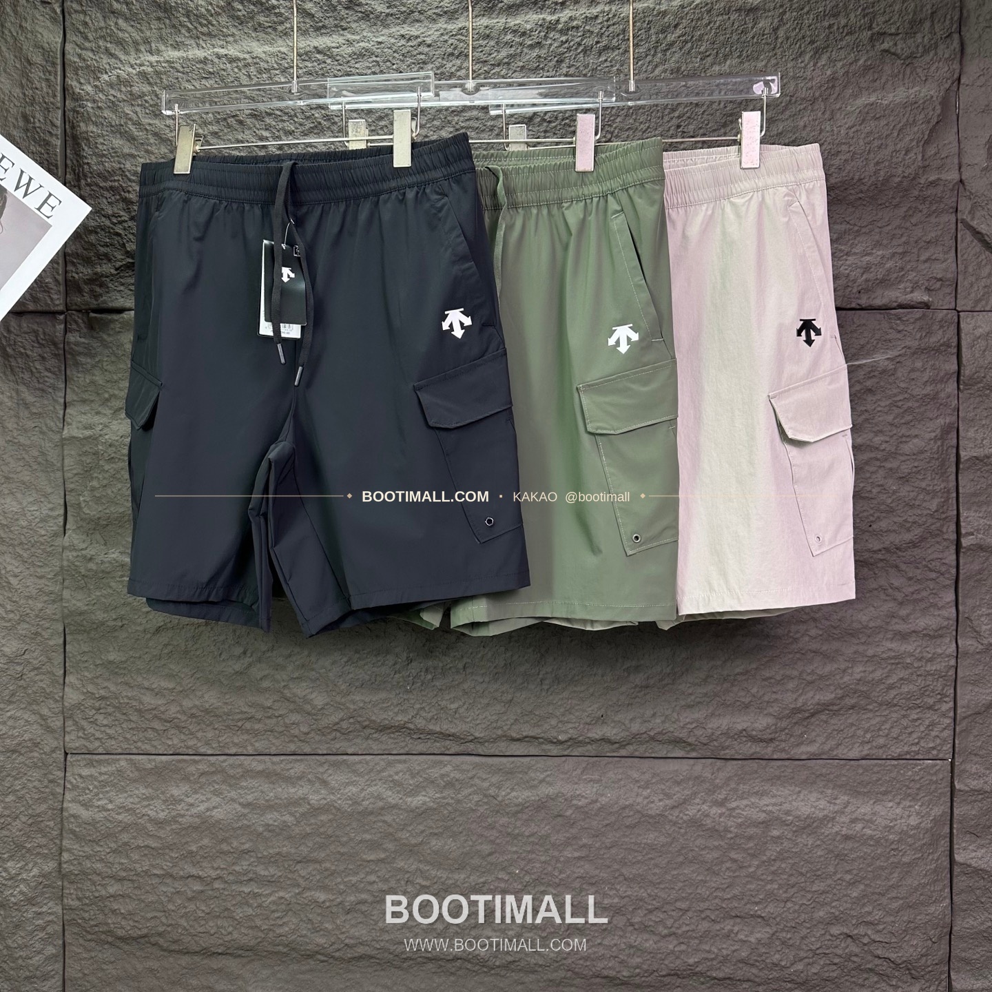 데상트 2026SS 폴리에스터 기능성 로고패치 멀티포켓 루즈핏 집업 쇼츠 Descente 2026 SS Polyester Functional Logo Patch Multi Pocket Loose Fit Zip Shorts 9