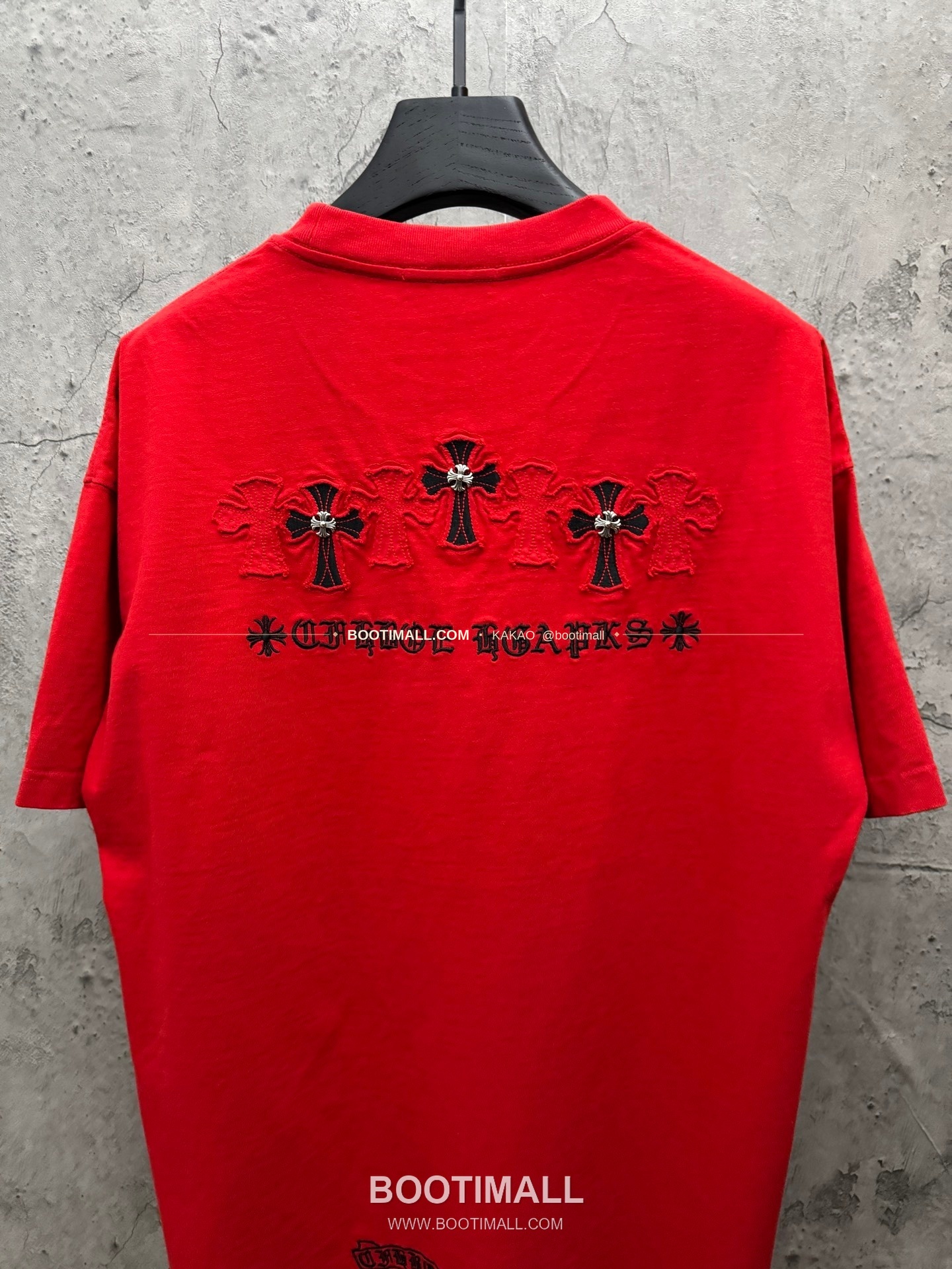 크롬하츠 2026SS 헤비코튼 크로스패치자수 루즈핏 반팔 티셔츠 Chrome Hearts 2026 SS Heavy Cotton Cross Patch Embroidery Loose Fit Short Sleeve T-Shirt 26-2011 7