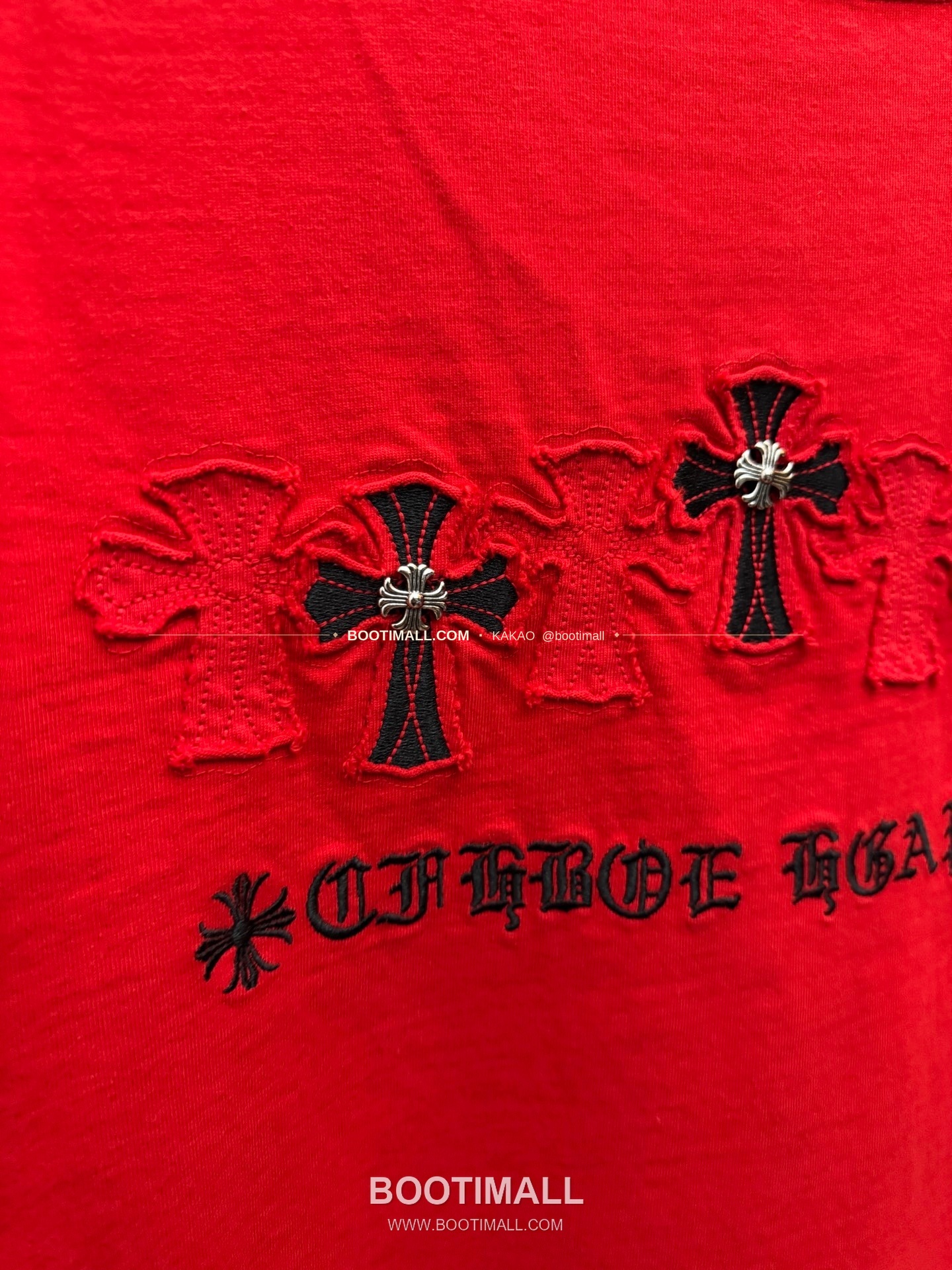 크롬하츠 2026SS 헤비코튼 크로스패치자수 루즈핏 반팔 티셔츠 Chrome Hearts 2026 SS Heavy Cotton Cross Patch Embroidery Loose Fit Short Sleeve T-Shirt 26-2011 8