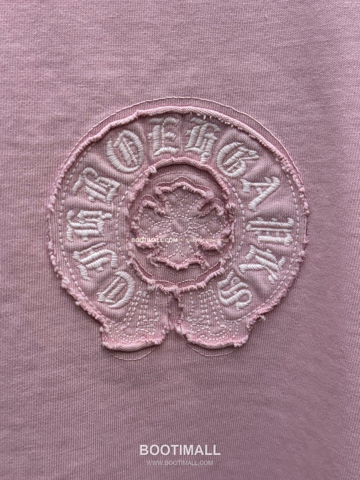 크롬하츠 2026SS 헤비코튼 크로스패치자수 루즈핏 반팔 티셔츠 Chrome Hearts 2026 SS Heavy Cotton Cross Patch Embroidery Loose Fit Short Sleeve T-Shirt 26-2055 6