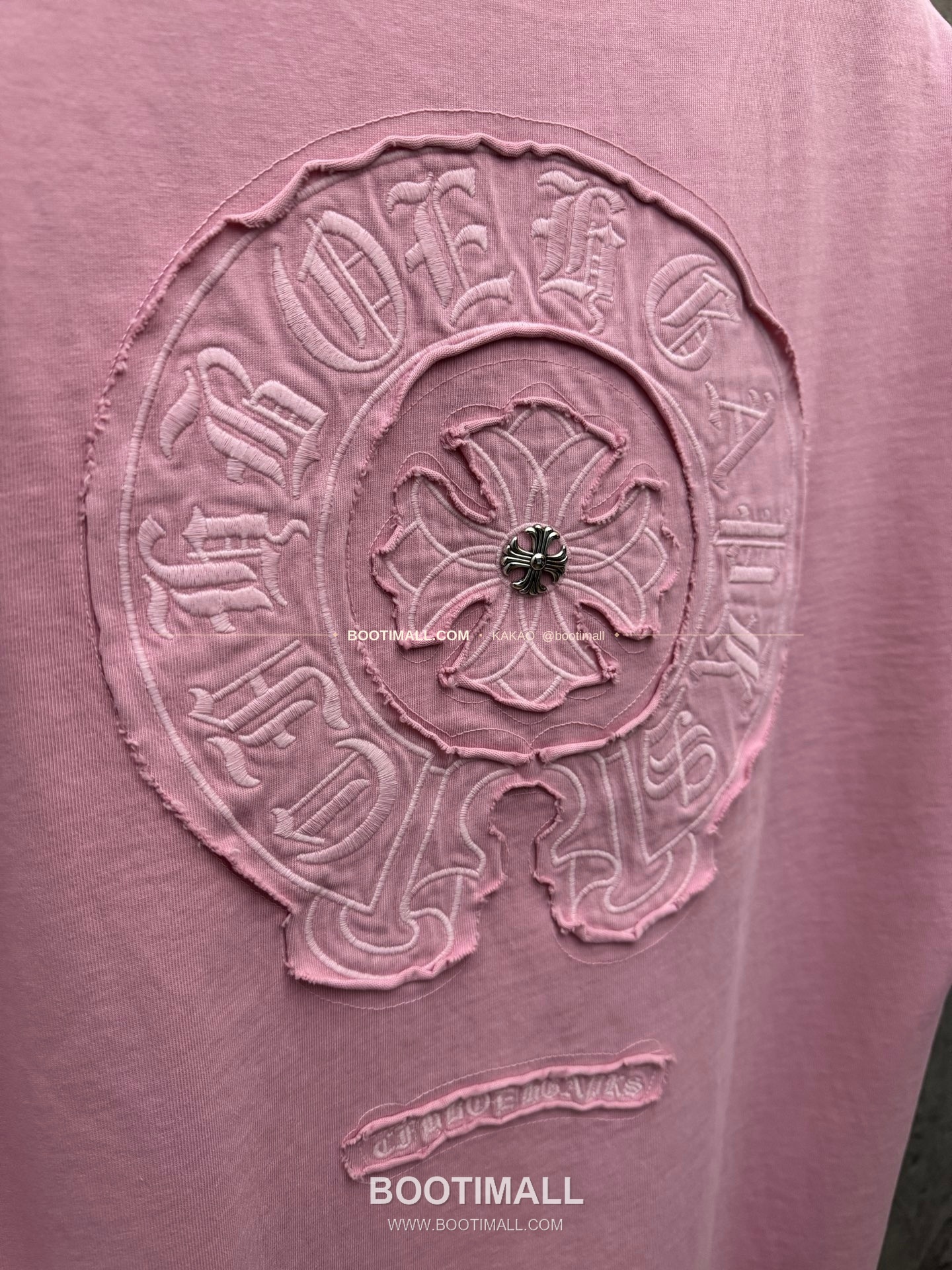 크롬하츠 2026SS 헤비코튼 크로스패치자수 루즈핏 반팔 티셔츠 Chrome Hearts 2026 SS Heavy Cotton Cross Patch Embroidery Loose Fit Short Sleeve T-Shirt 26-2055 8